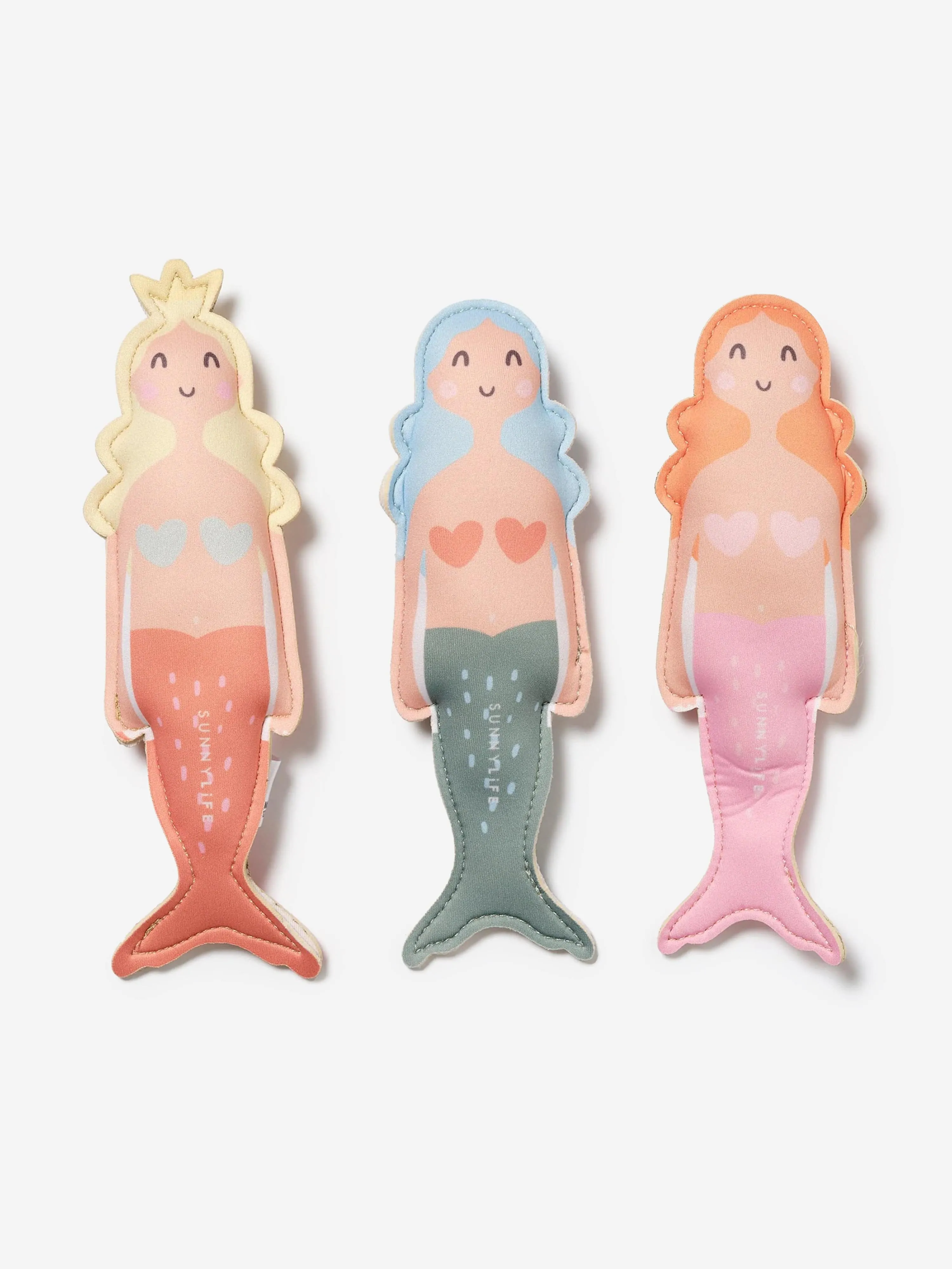 Girls Dive Buddies Melody the Mermaid Set of 3 in Multicolour (21cm)