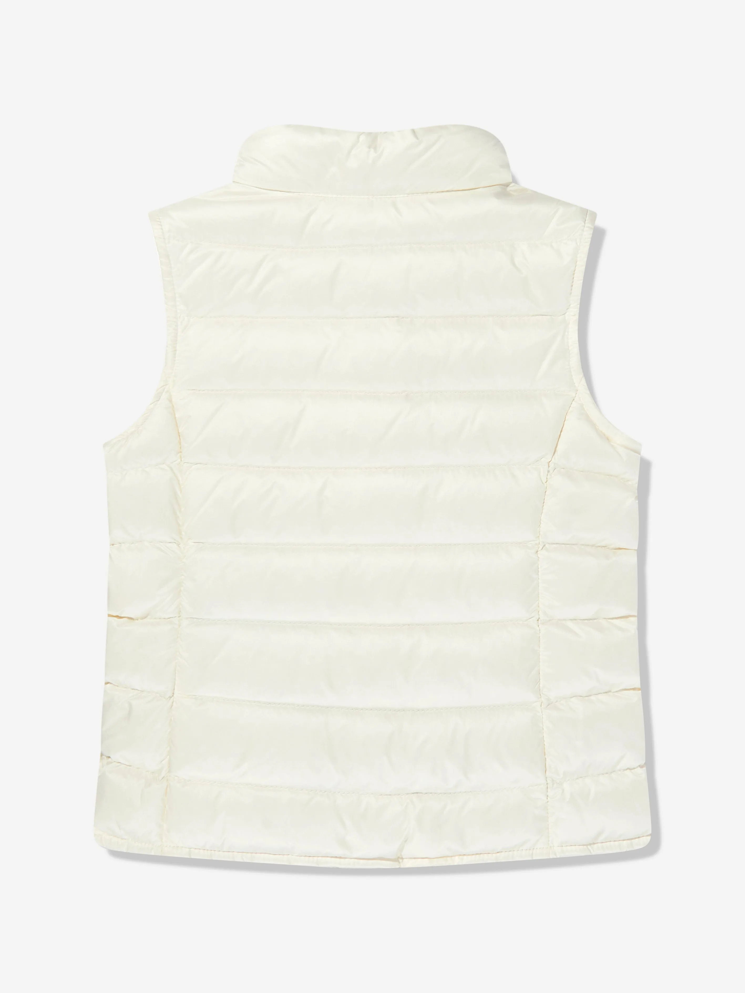 Girls Down Padded Liane Gilet in Ivory
