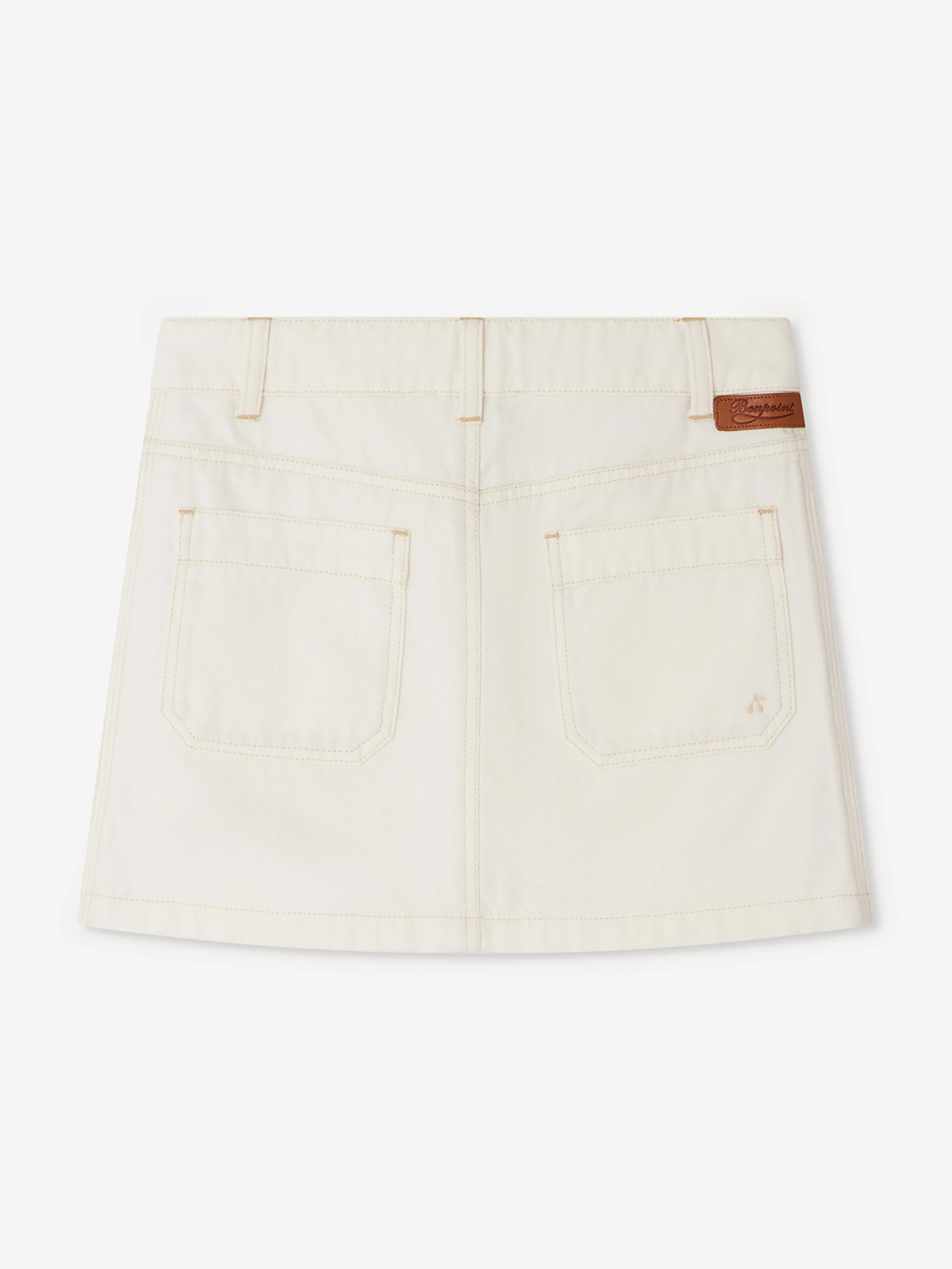 Girls Elise Skirt in Ivory
