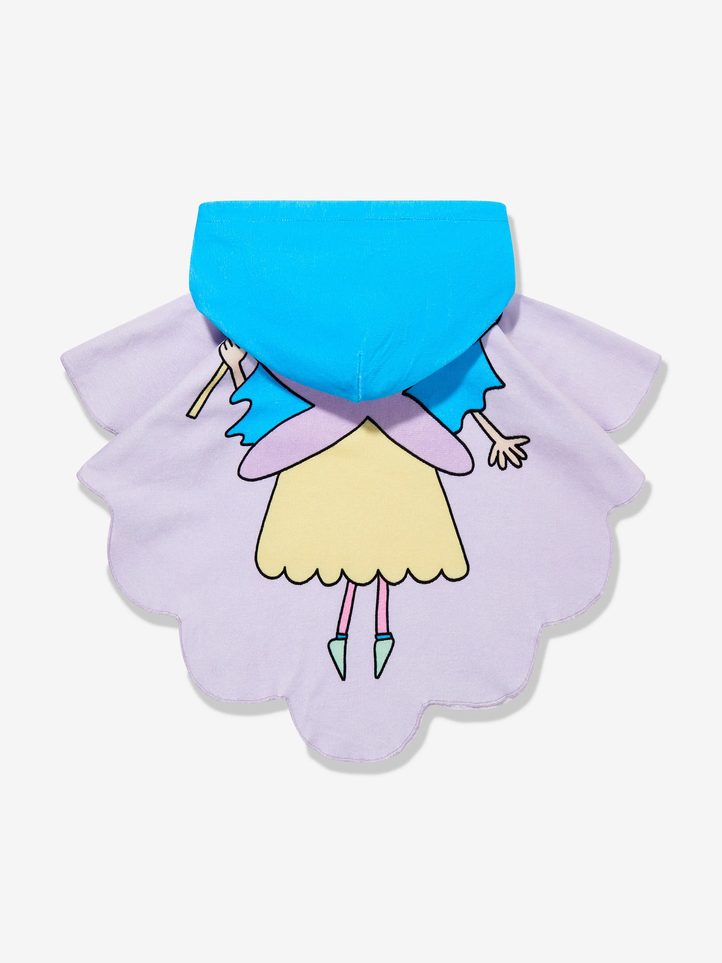 Girls Fairy Hooded Towel in Purple