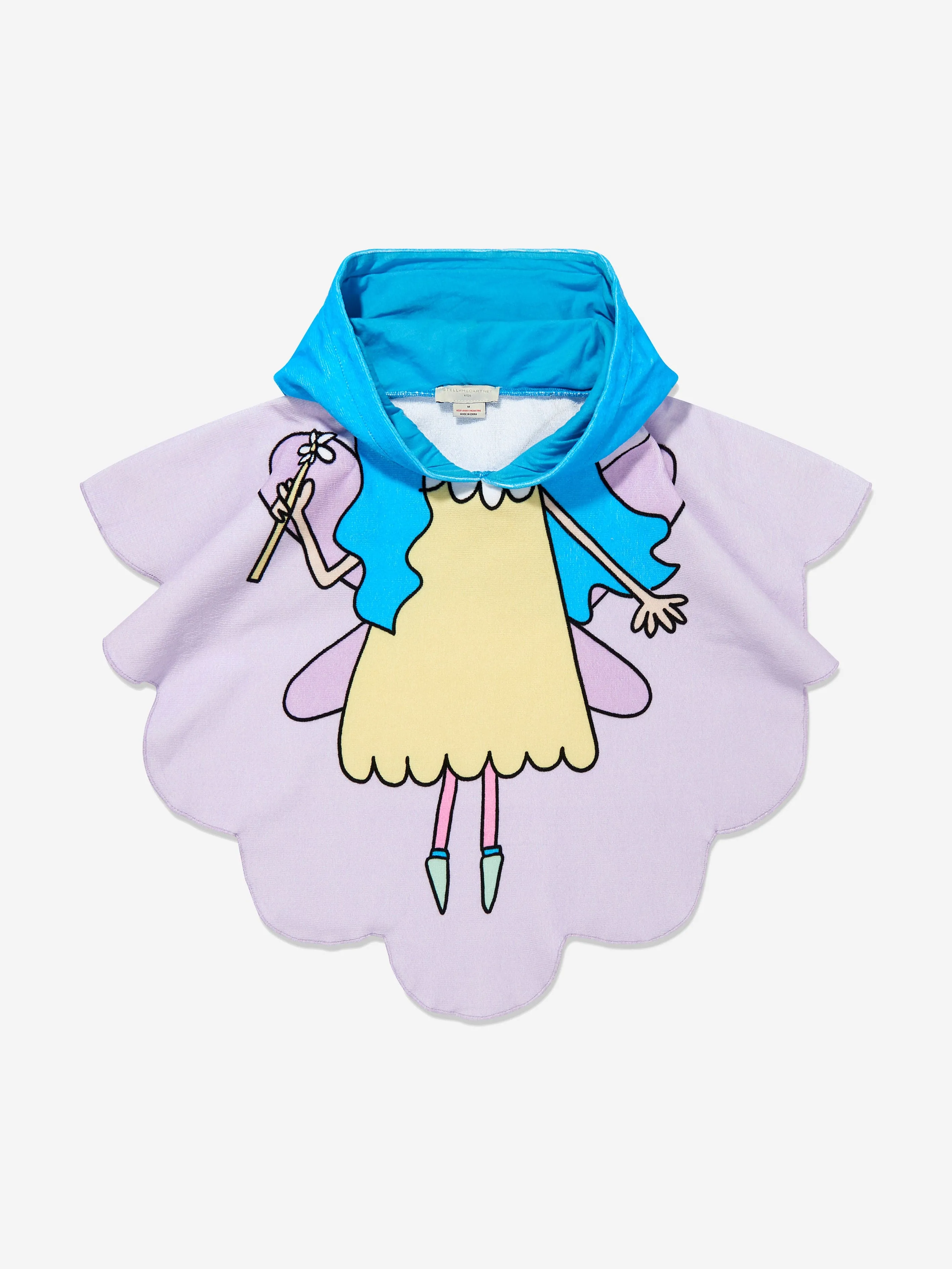 Girls Fairy Hooded Towel in Purple