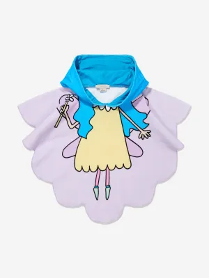 Girls Fairy Hooded Towel in Purple