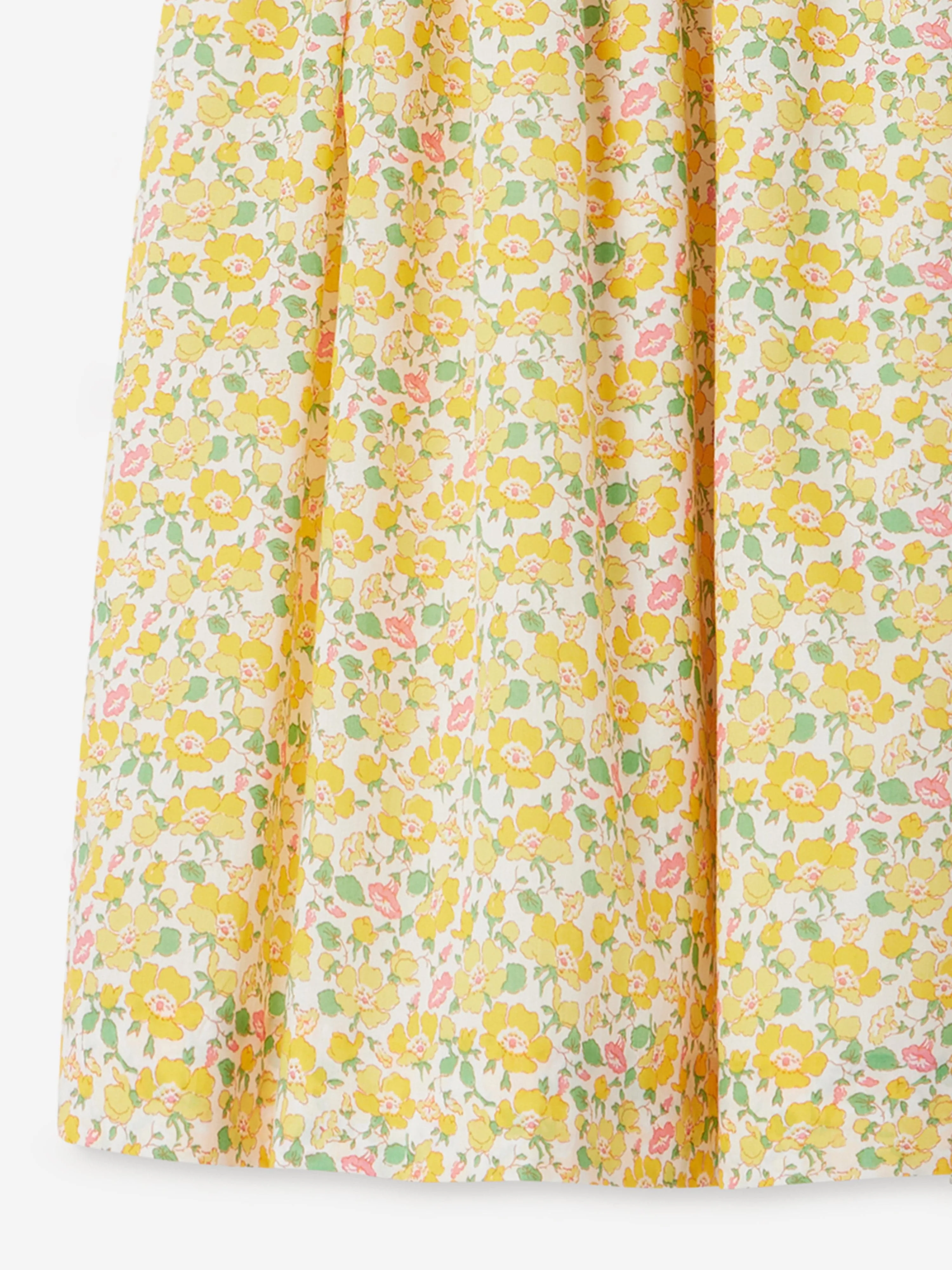 Girls Floral Emina Dress in Yellow