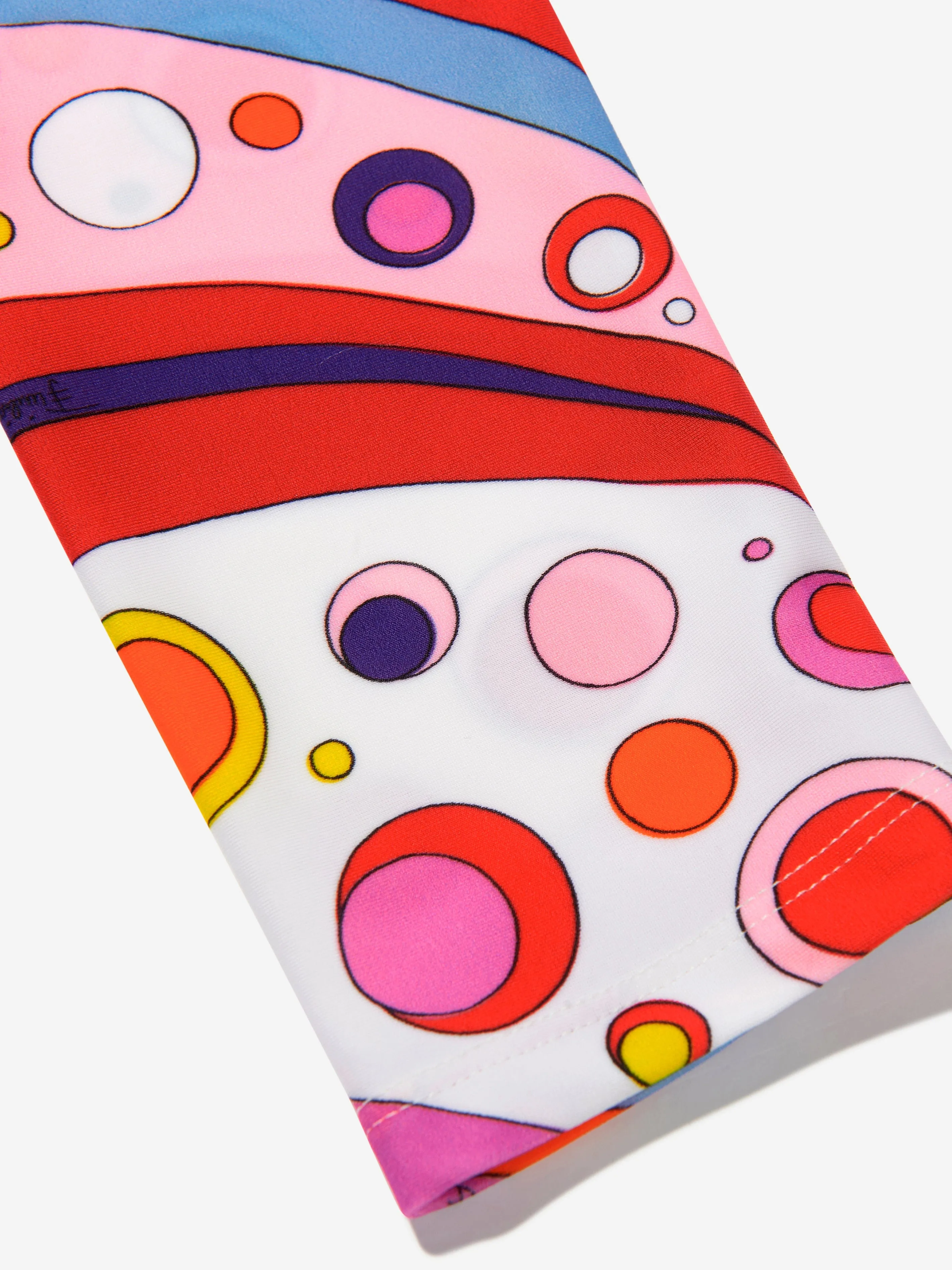 Girls Fontane Print Leggings in Red