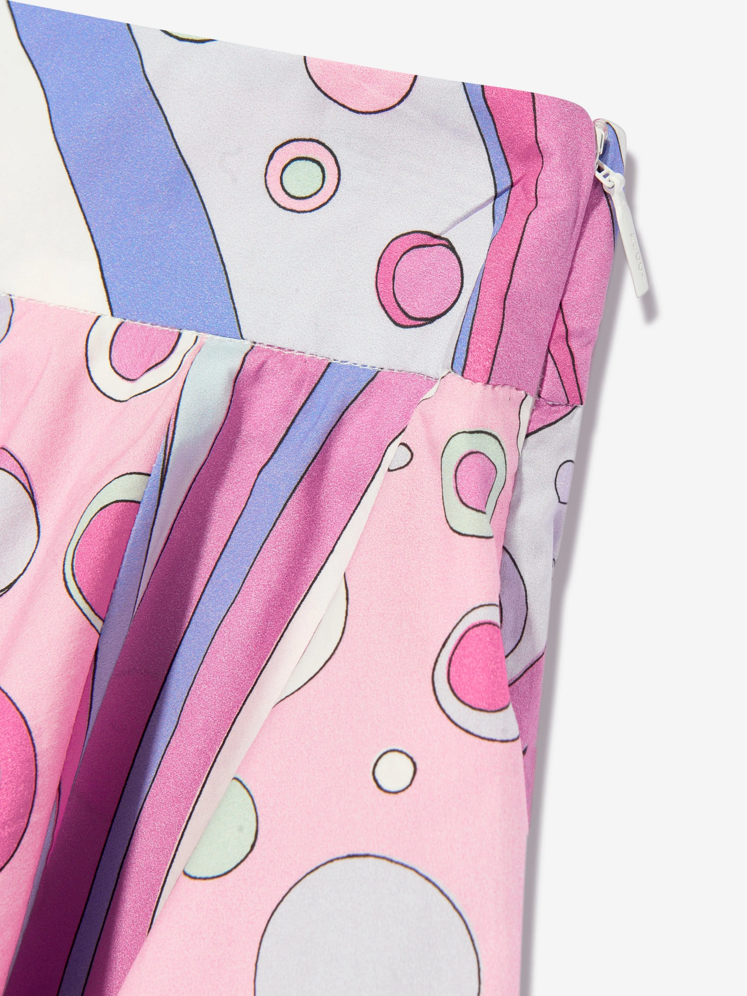 Girls Fontane Print Skirt in Pink