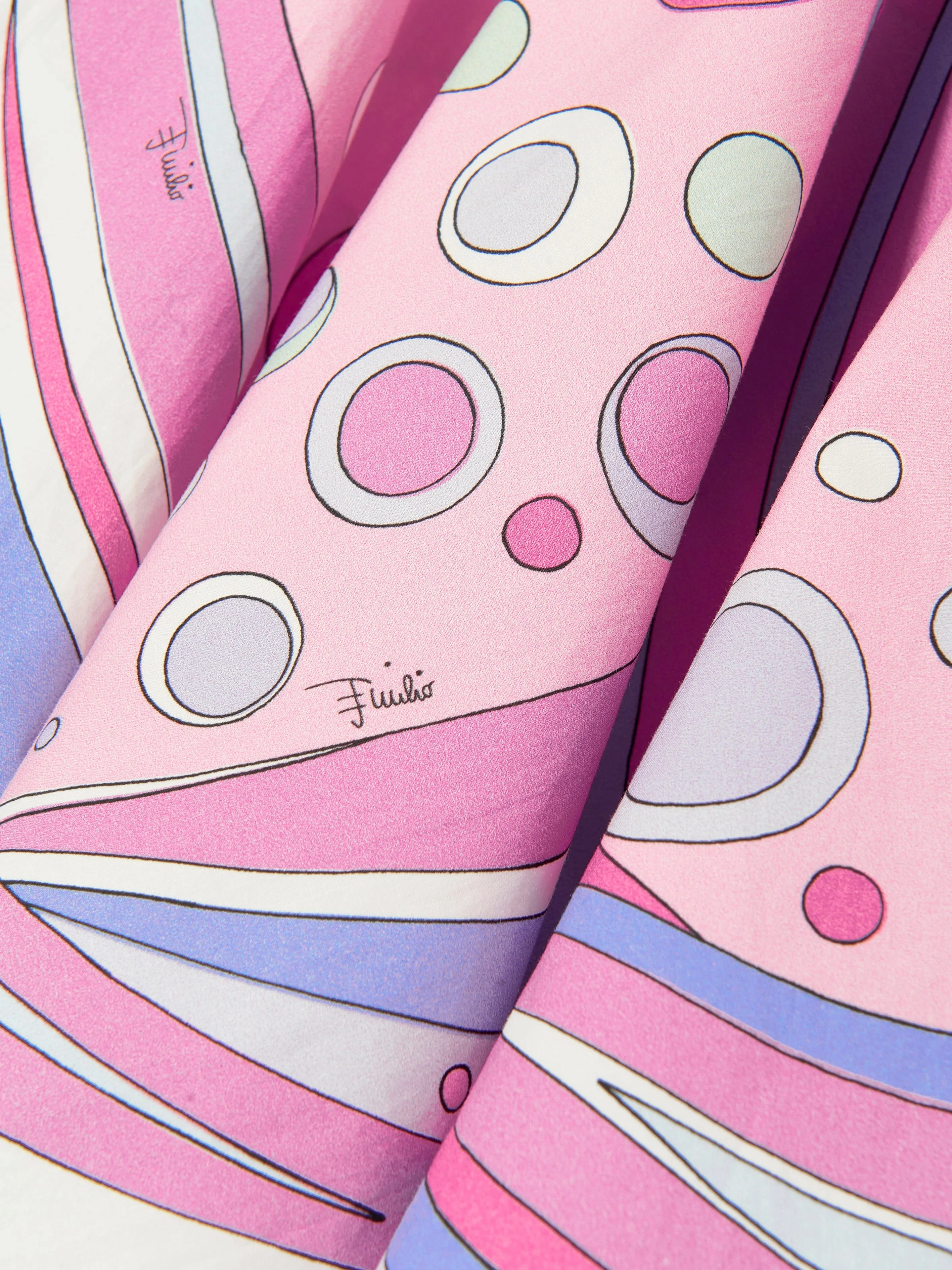 Girls Fontane Print Skirt in Pink