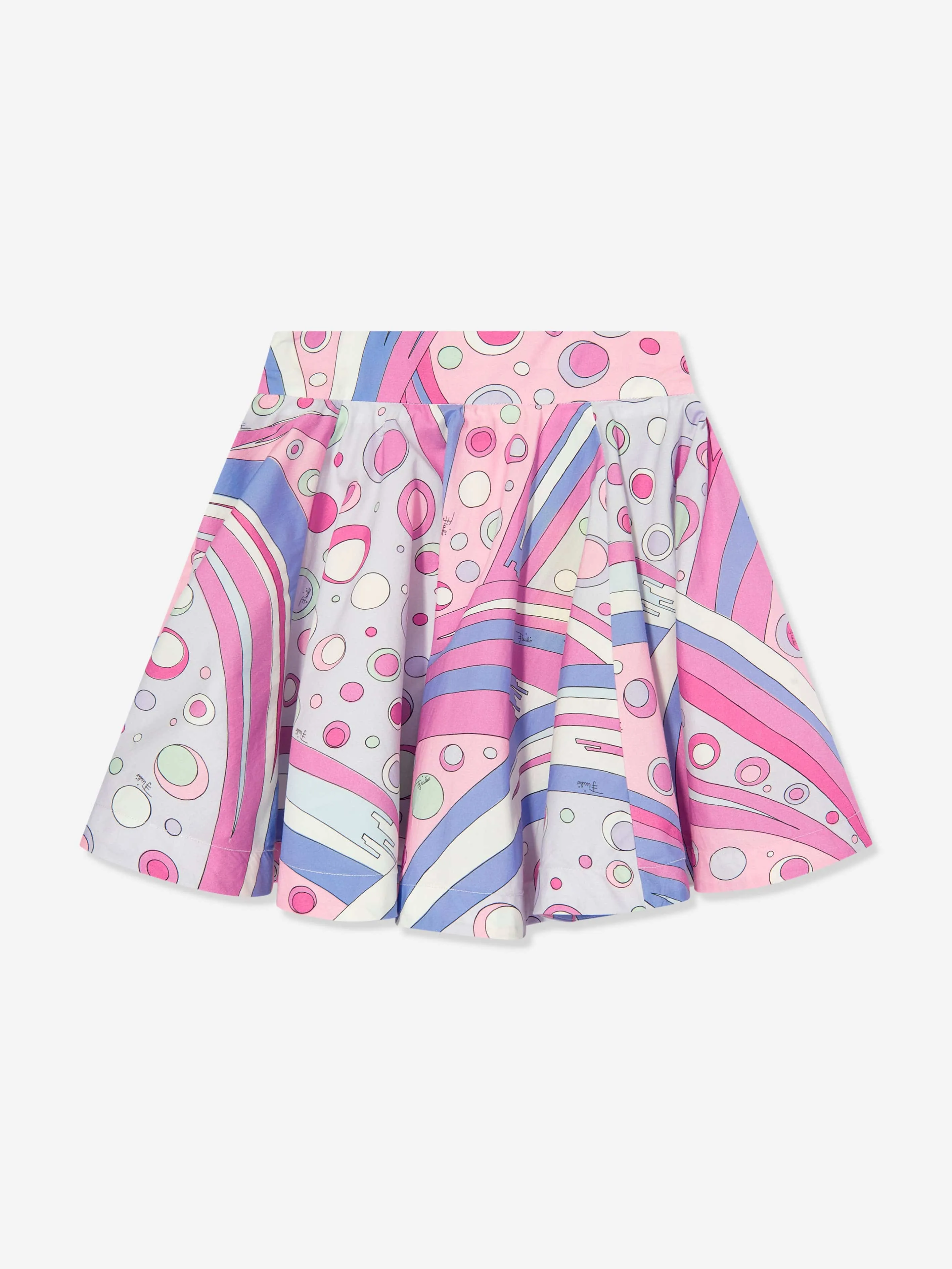 Girls Fontane Print Skirt in Pink