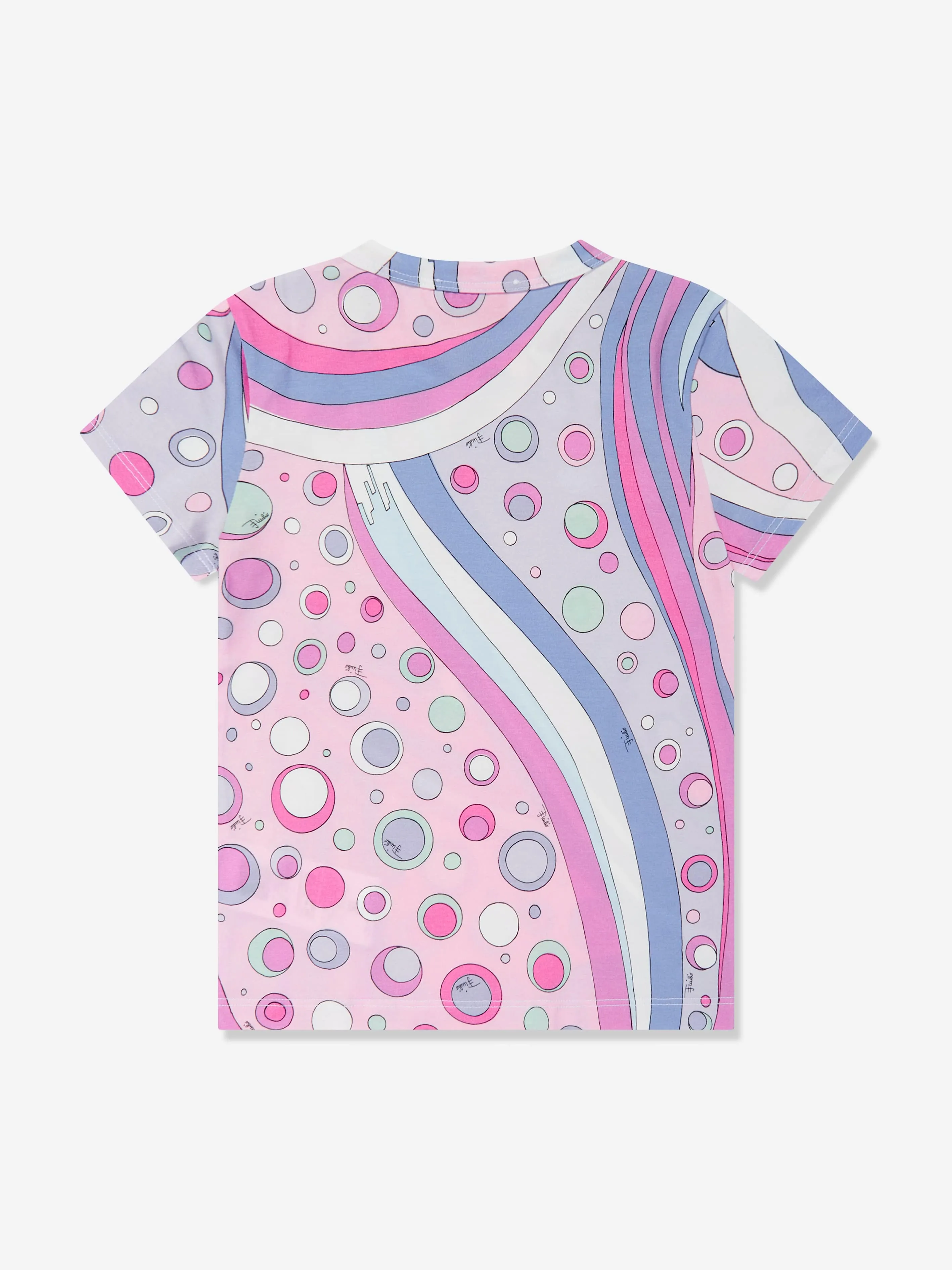 Girls Fontane Print T-Shirt in Pink
