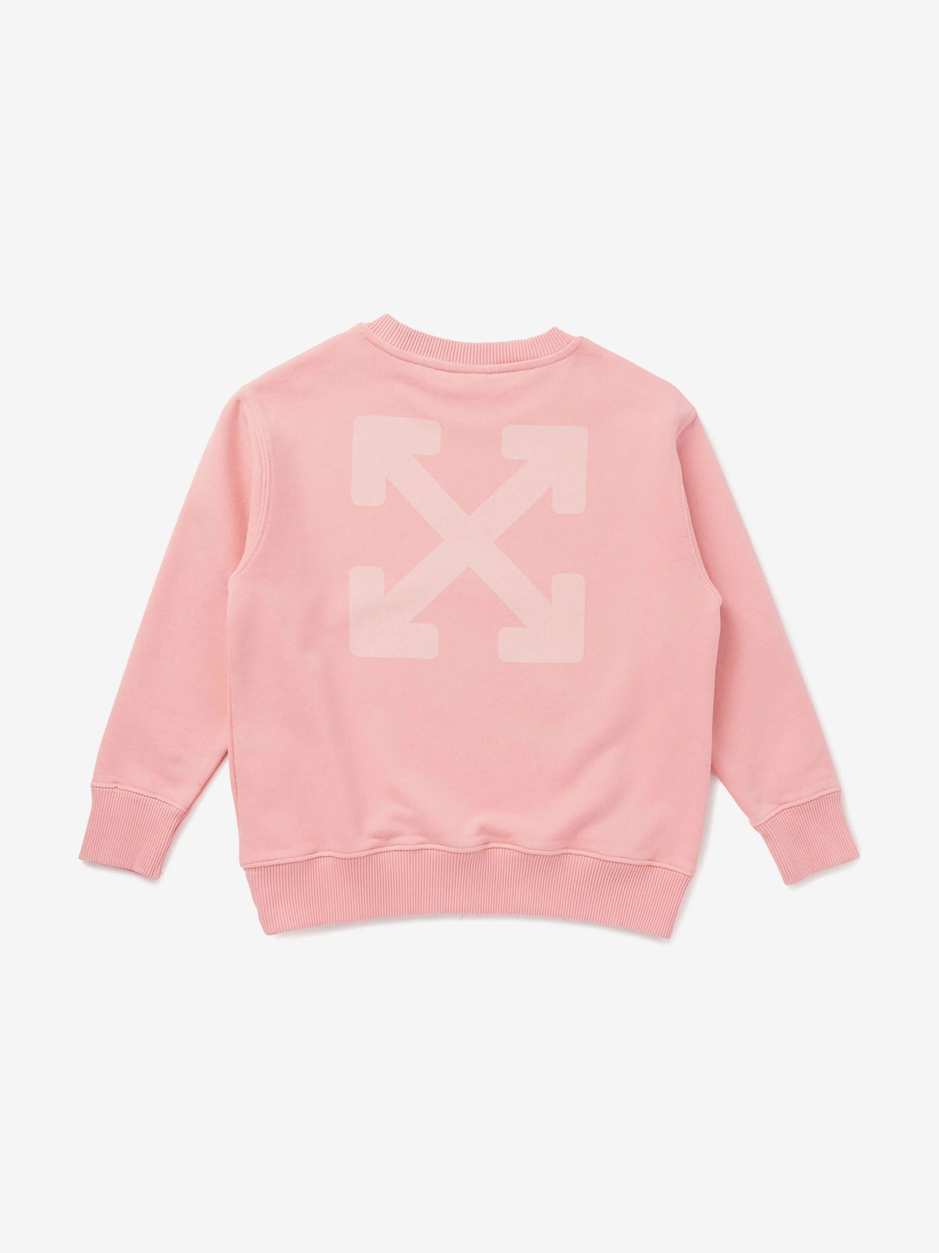 Girls Garment Dyed Sweatshirt in Pink