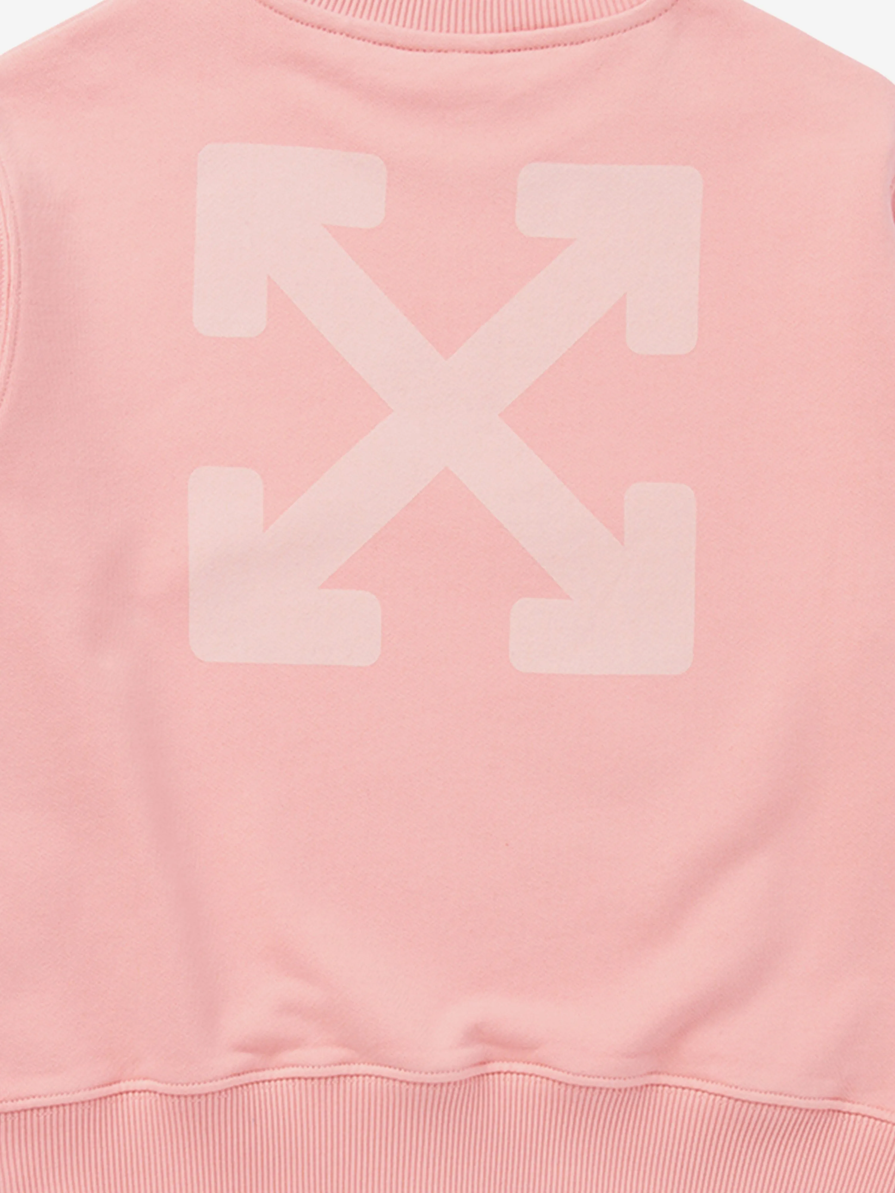 Girls Garment Dyed Sweatshirt in Pink