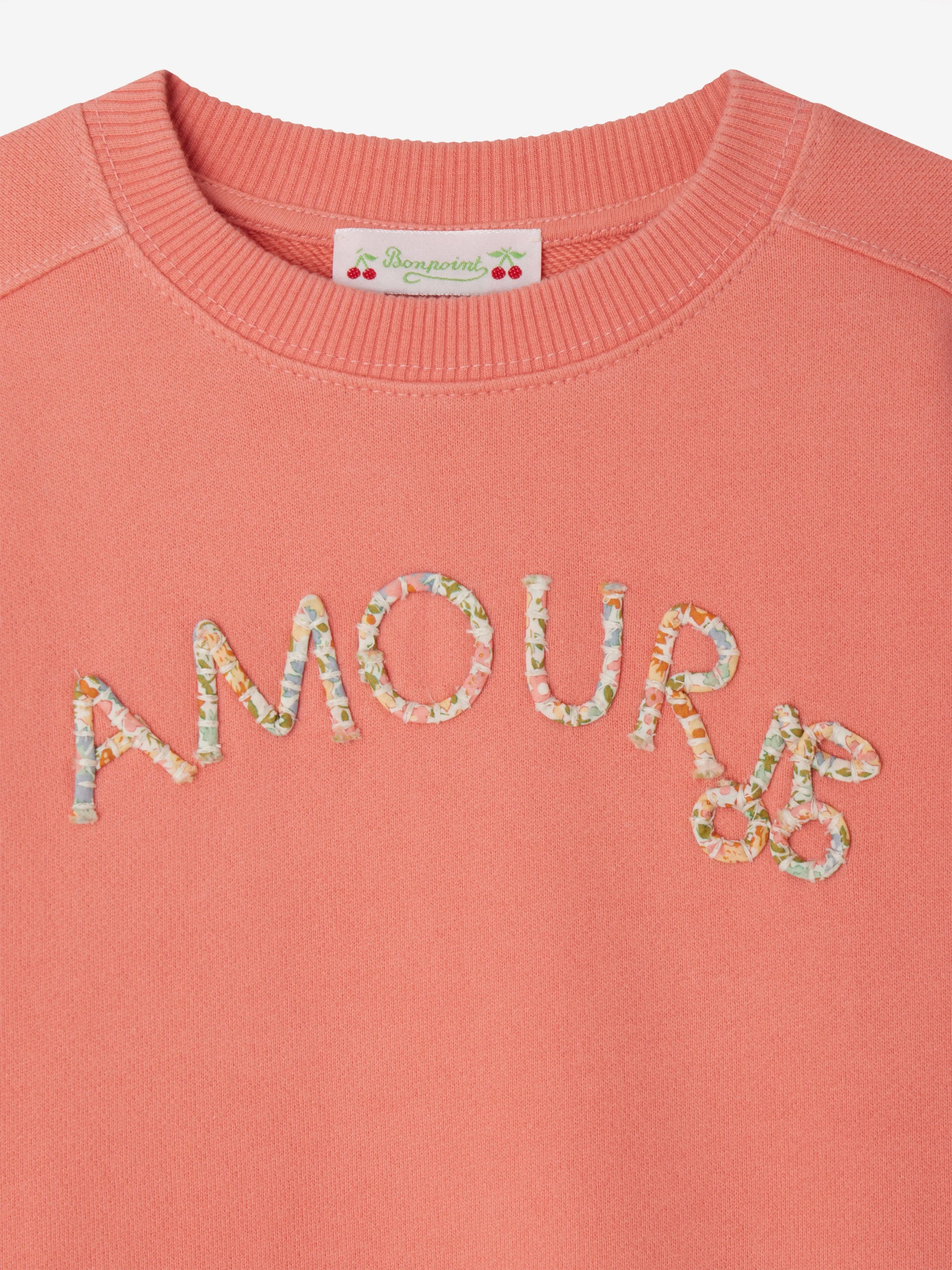 Girls Gena Sweatshirt in Pink