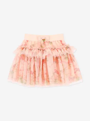 Girls Georgian Primrose Skirt in Pink
