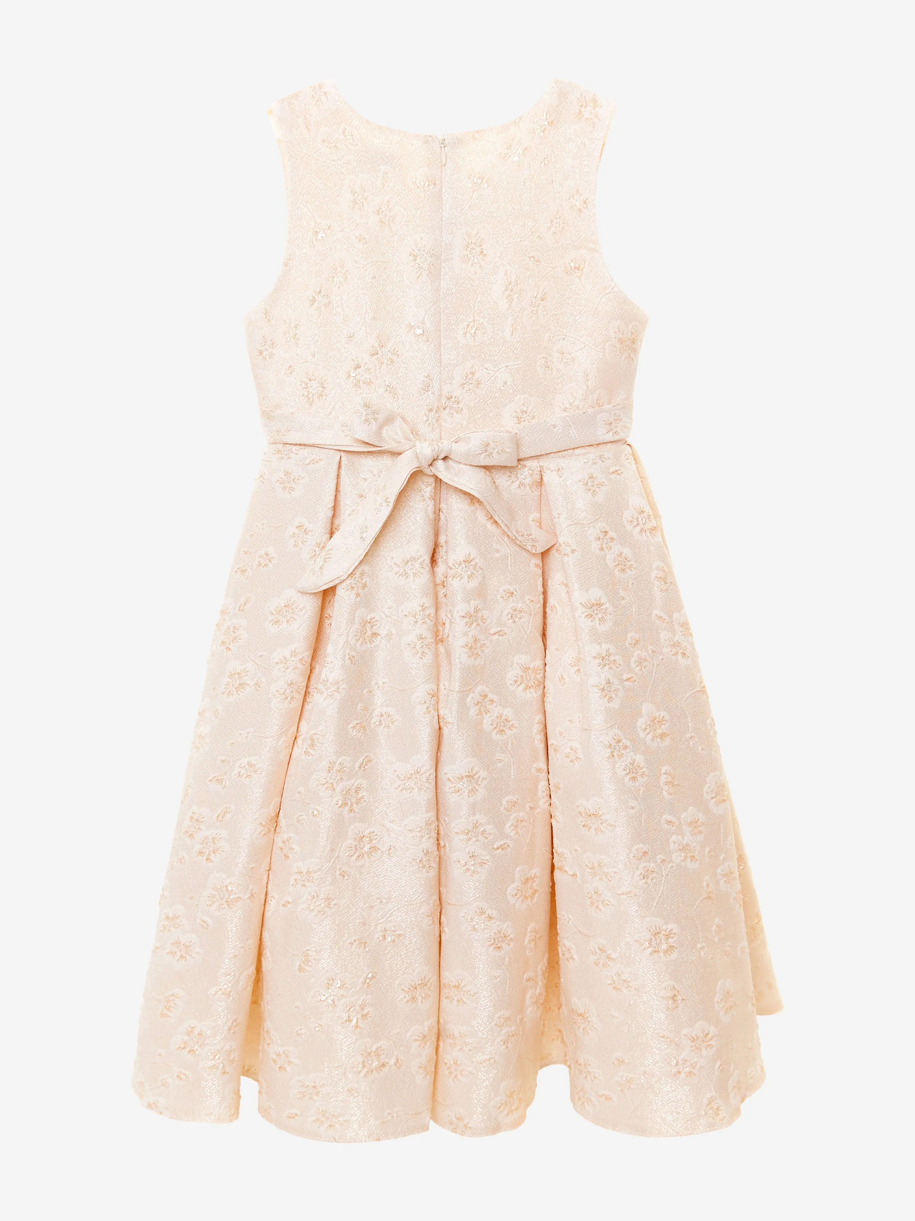Girls Golden Glow Dress in Gold