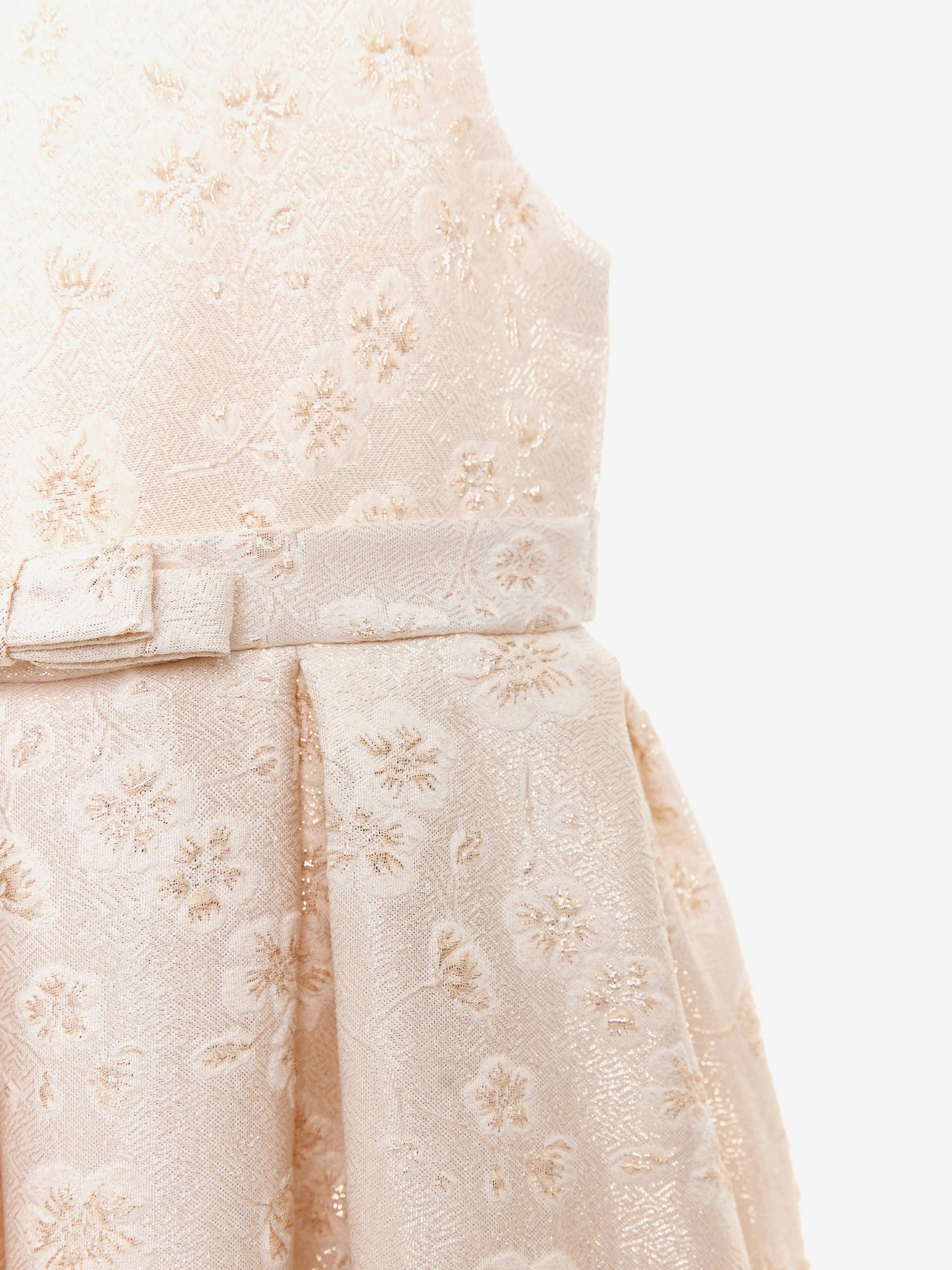 Girls Golden Glow Dress in Gold