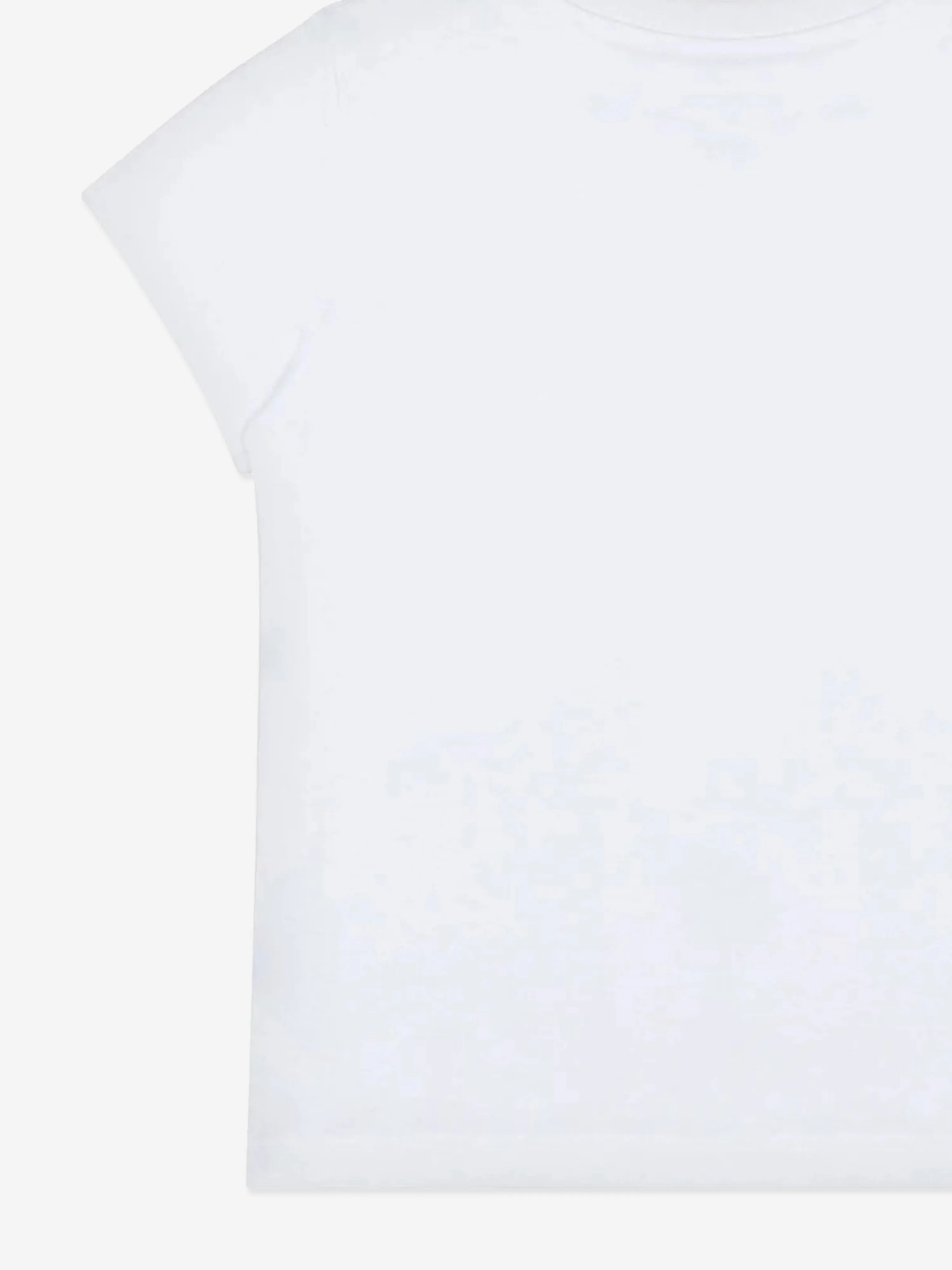 Girls Goose Print T-Shirt in White