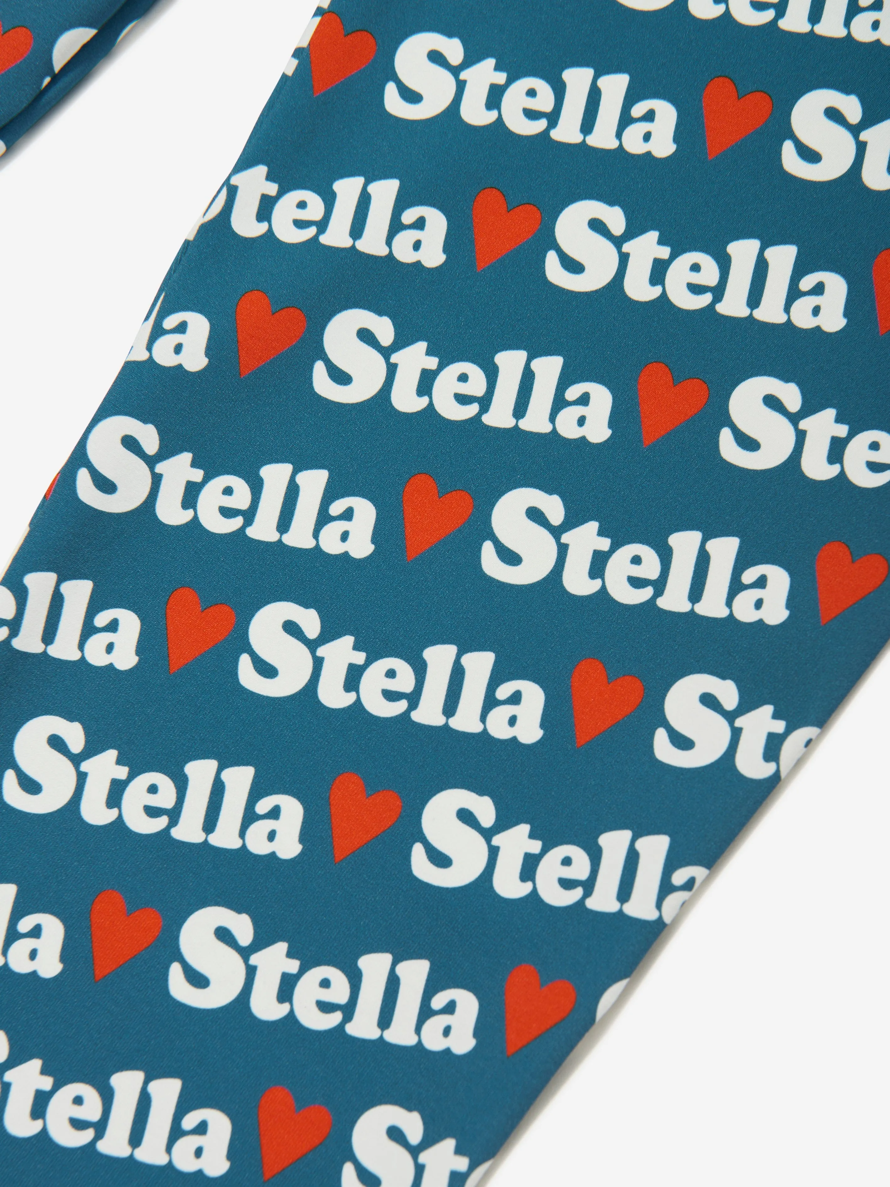 Girls Heart Logo Leggings in Blue