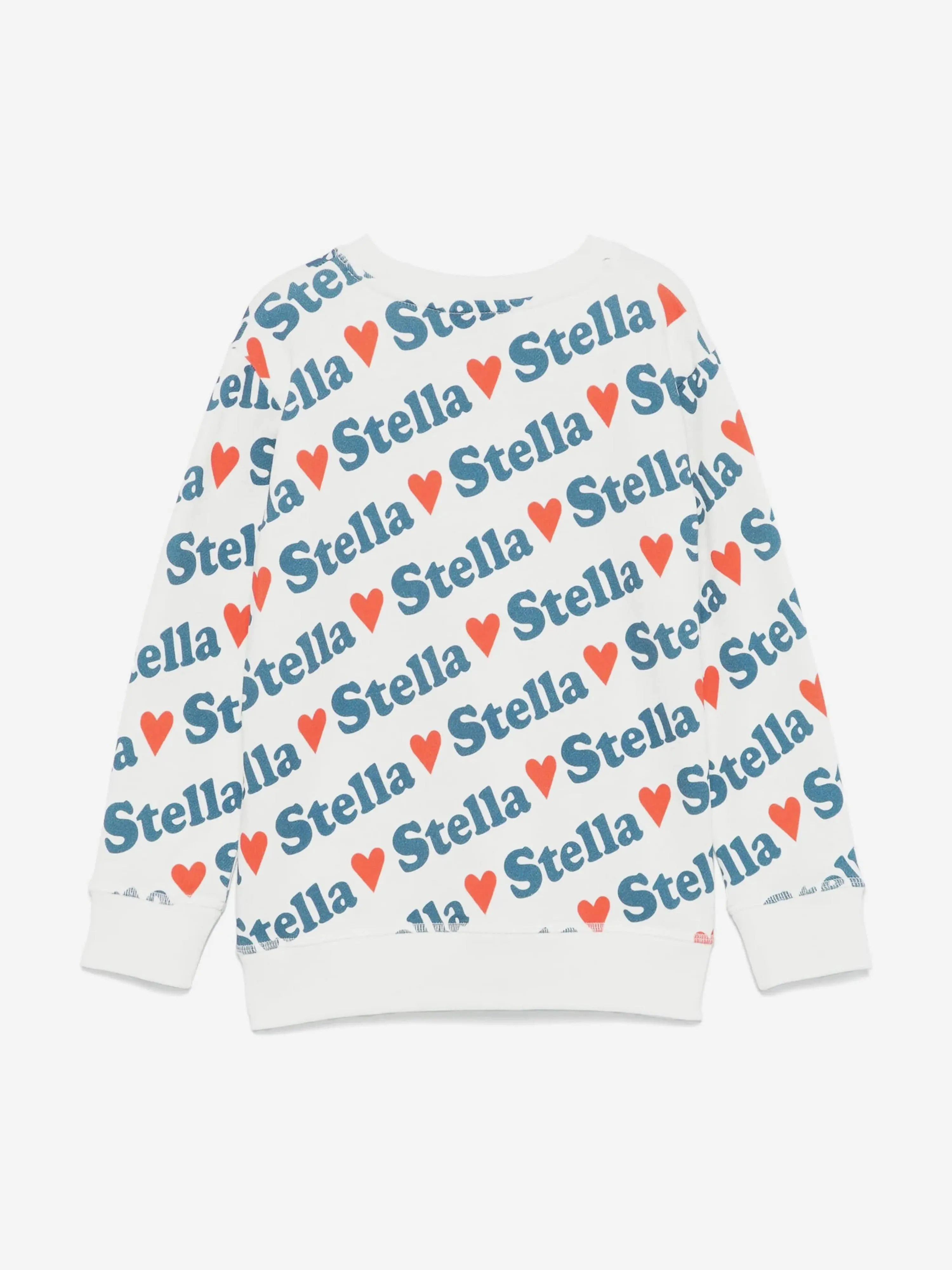 Girls Heart Logo Sweatshirt in Ivory
