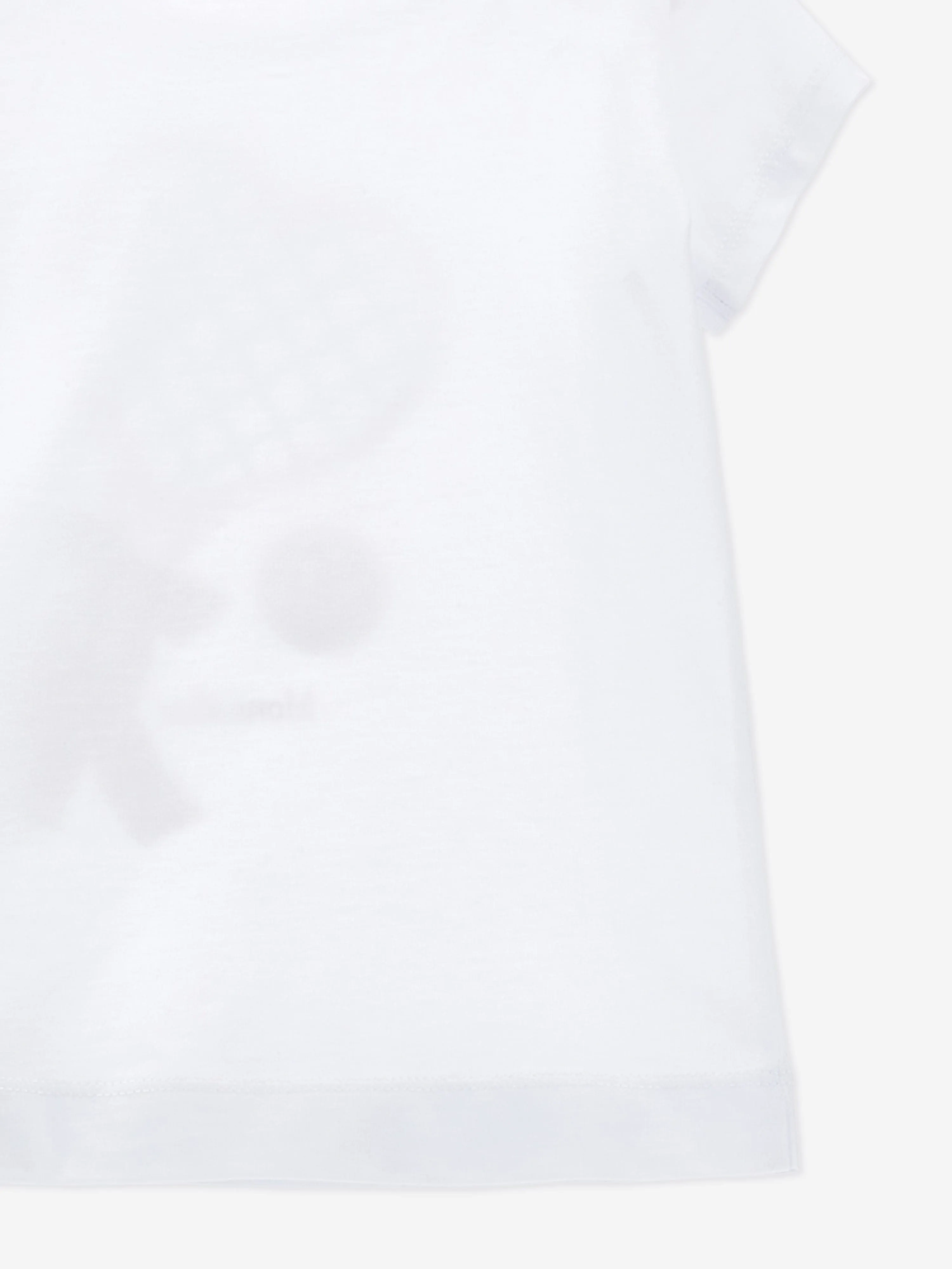 Girls Heart Racket and Ball T-Shirt in White