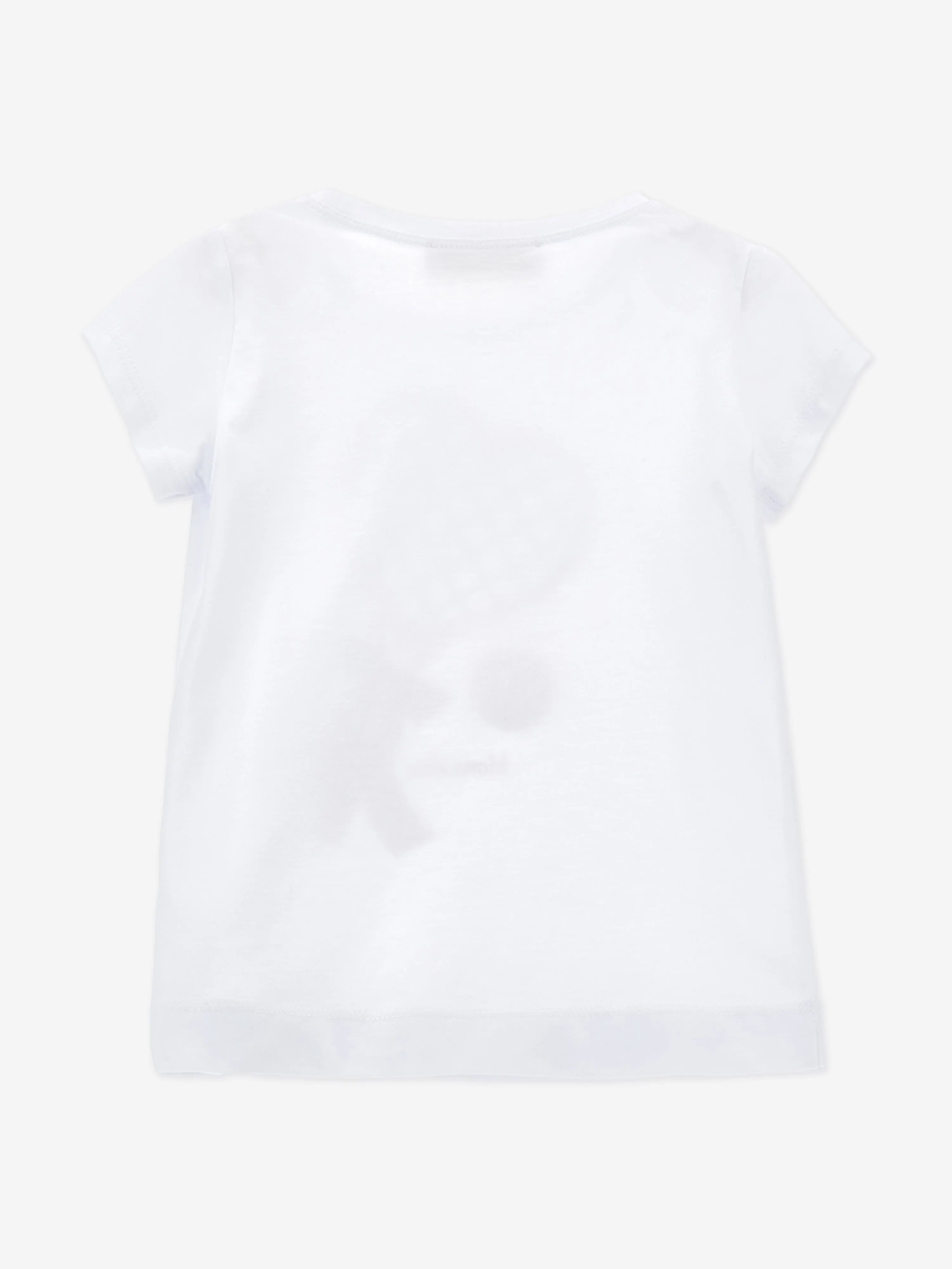 Girls Heart Racket and Ball T-Shirt in White