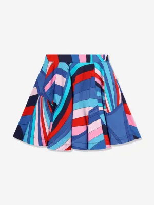 Girls Iride Print Skirt in Multicolour