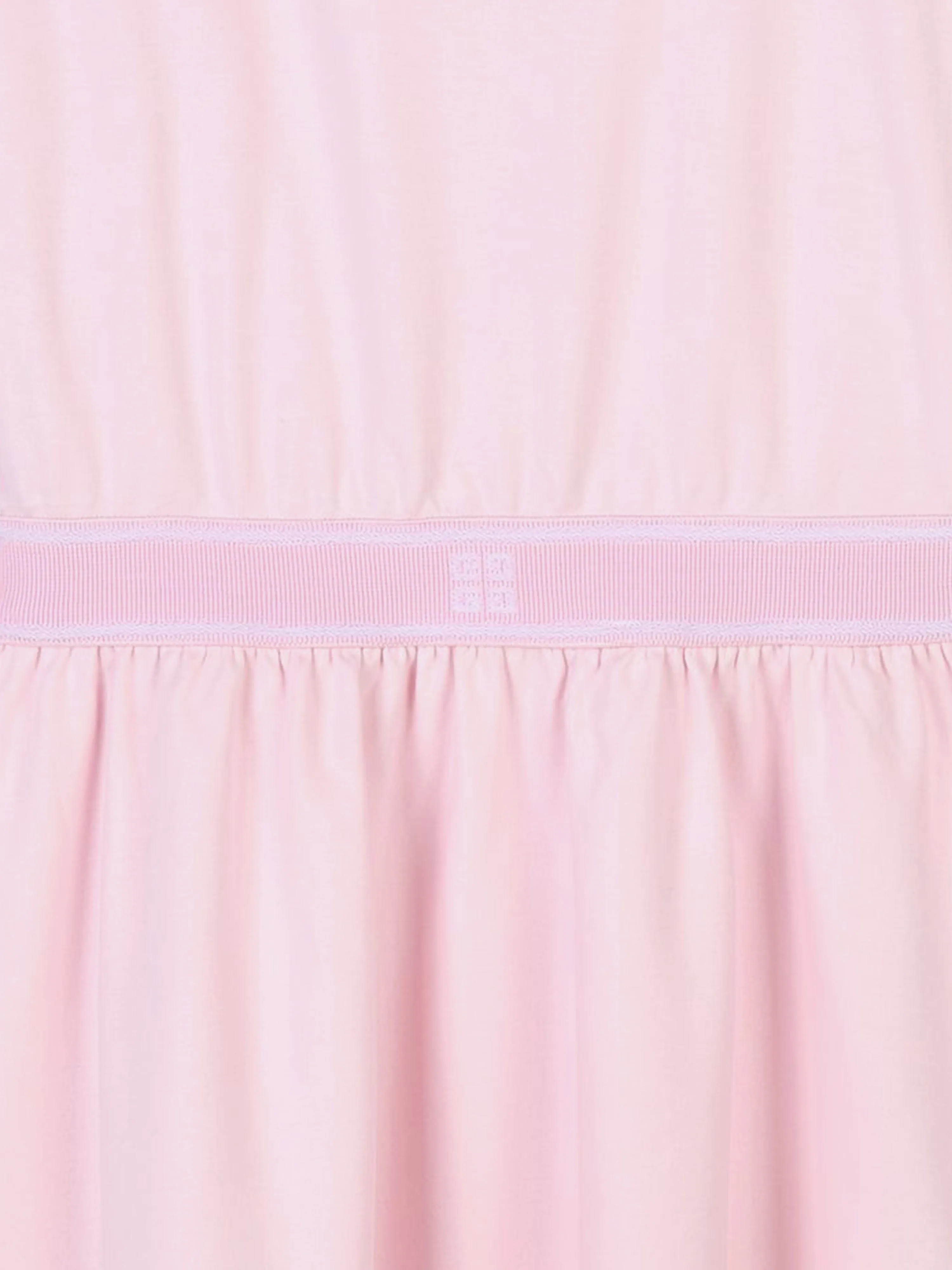 Girls Jacquard Logo Dress in Pink
