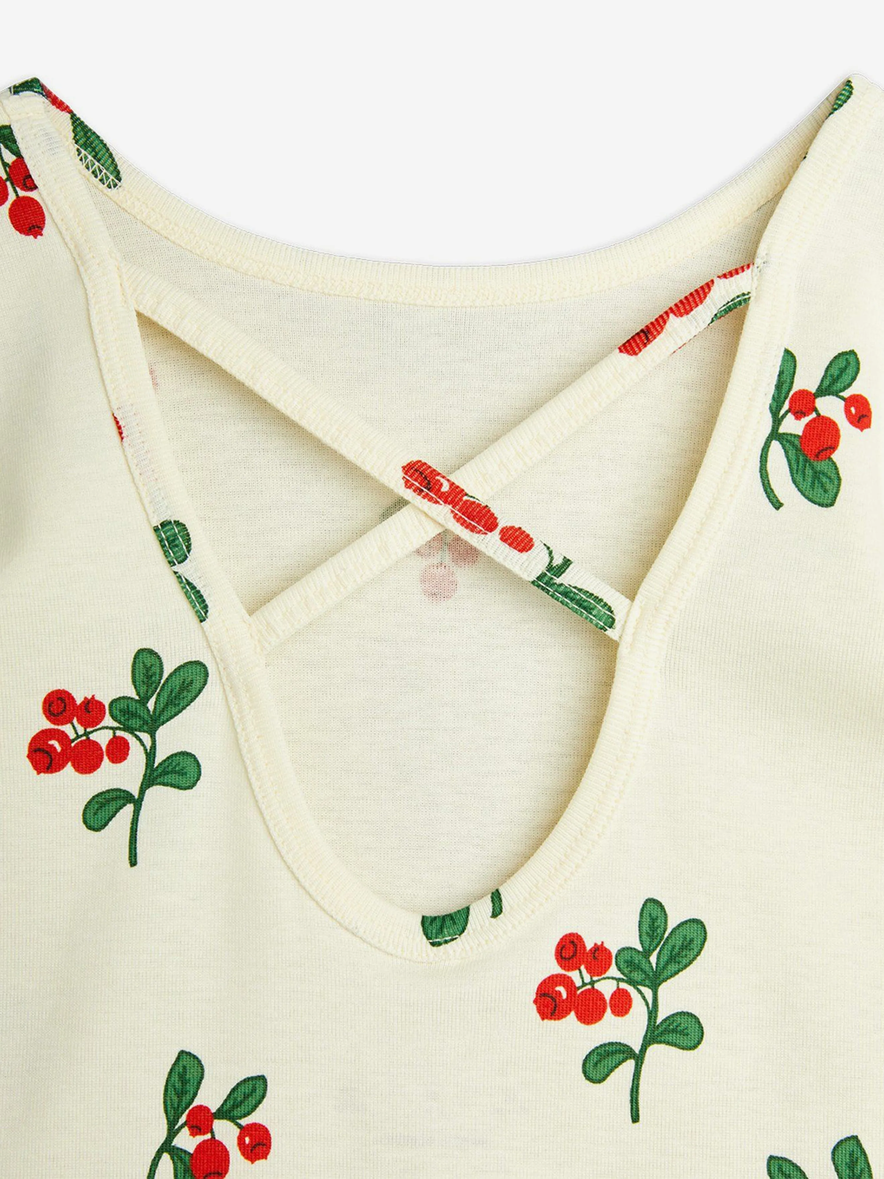 Girls Lingonberries AOP Ballet T-Shirt in Ivory