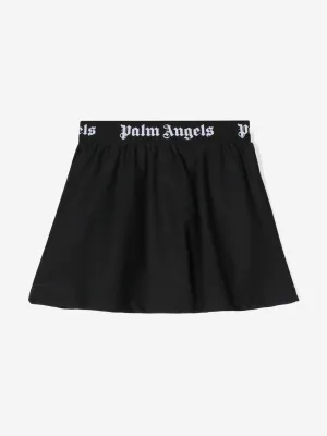 Girls Logo Band Active Skirt in Black