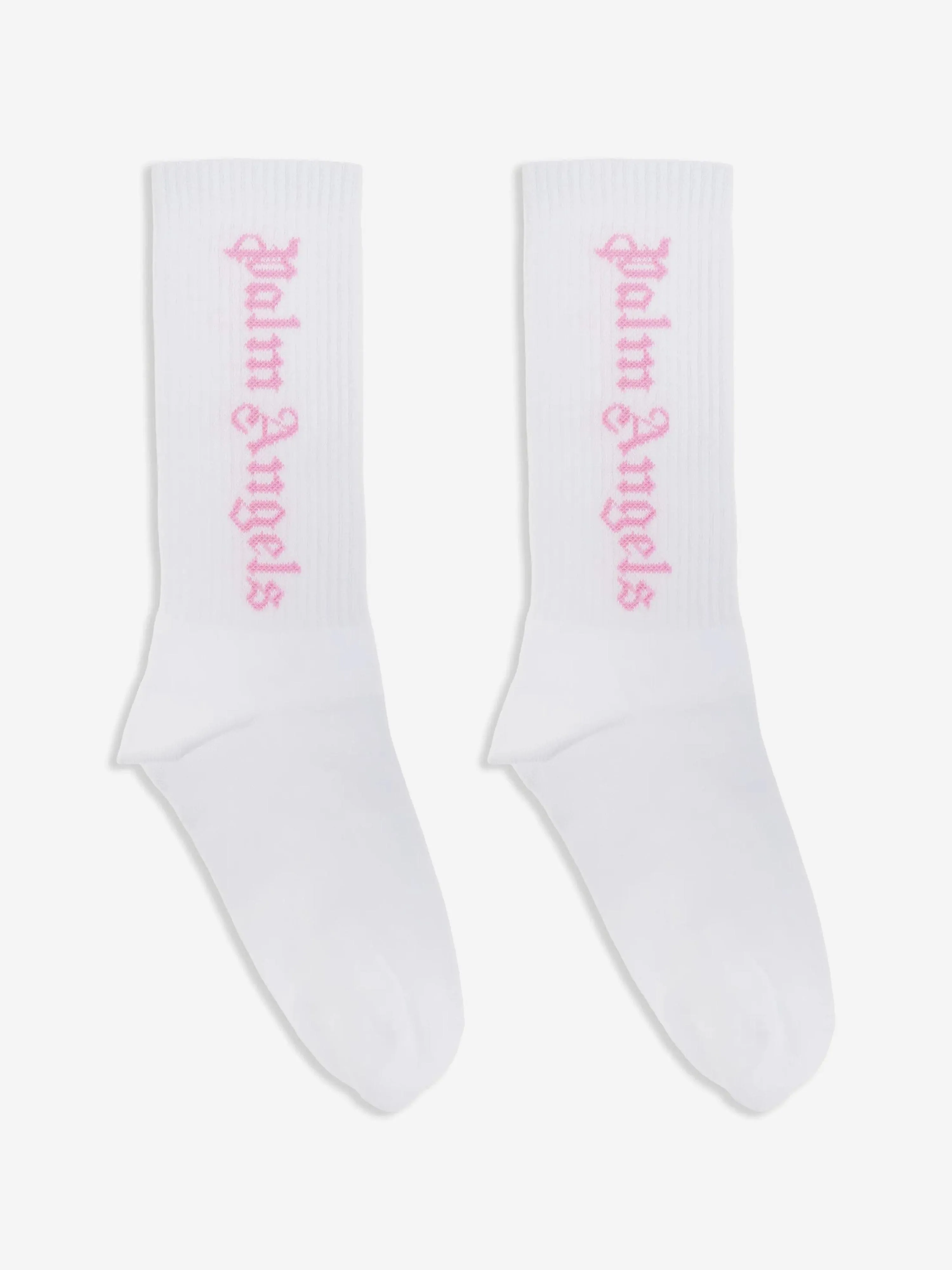 Girls Logo High Socks in White