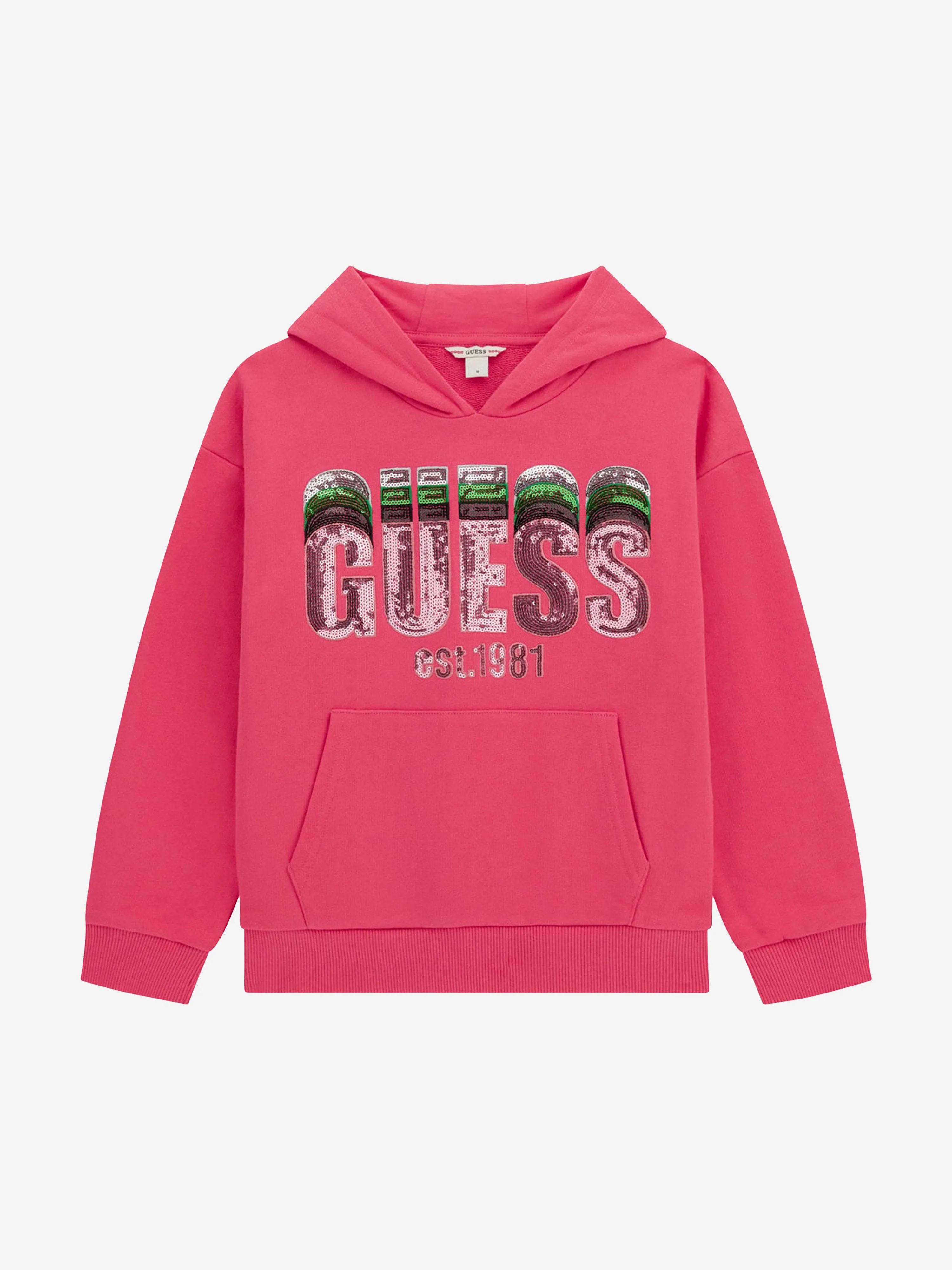 Girls Logo Hoodie in Pink