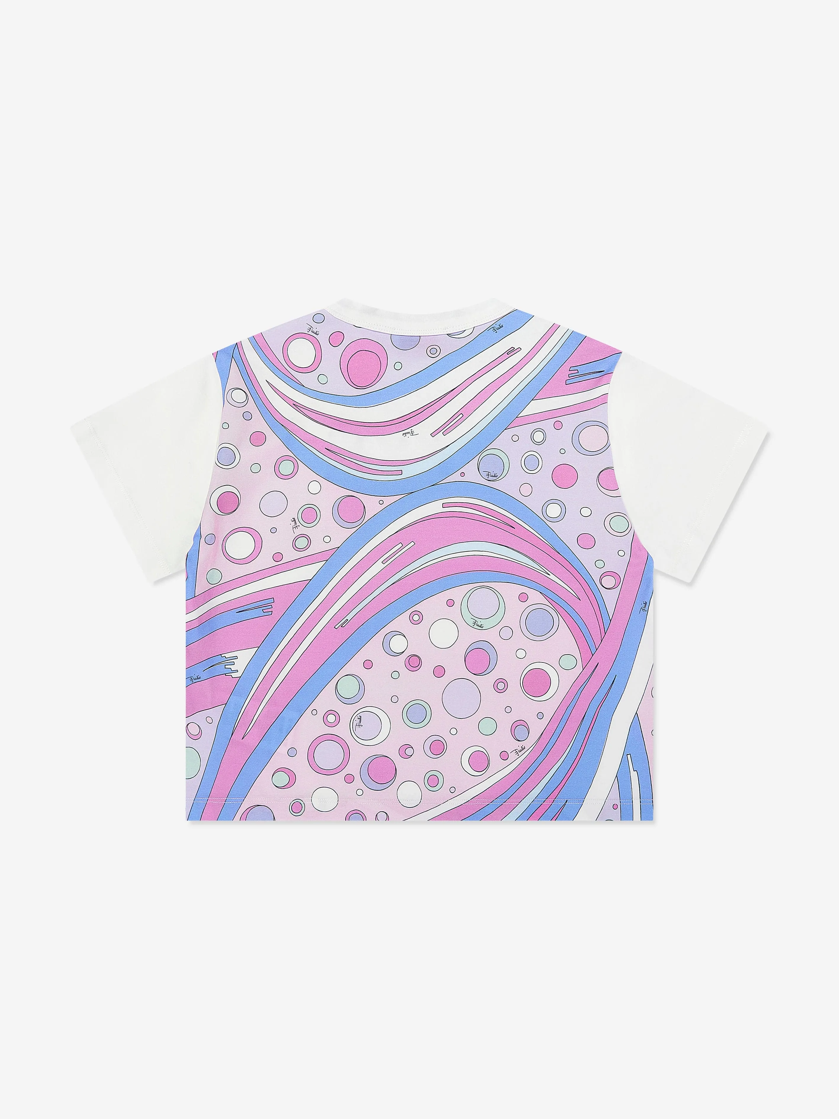 Girls Logo Jersey T-Shirt in Ivory