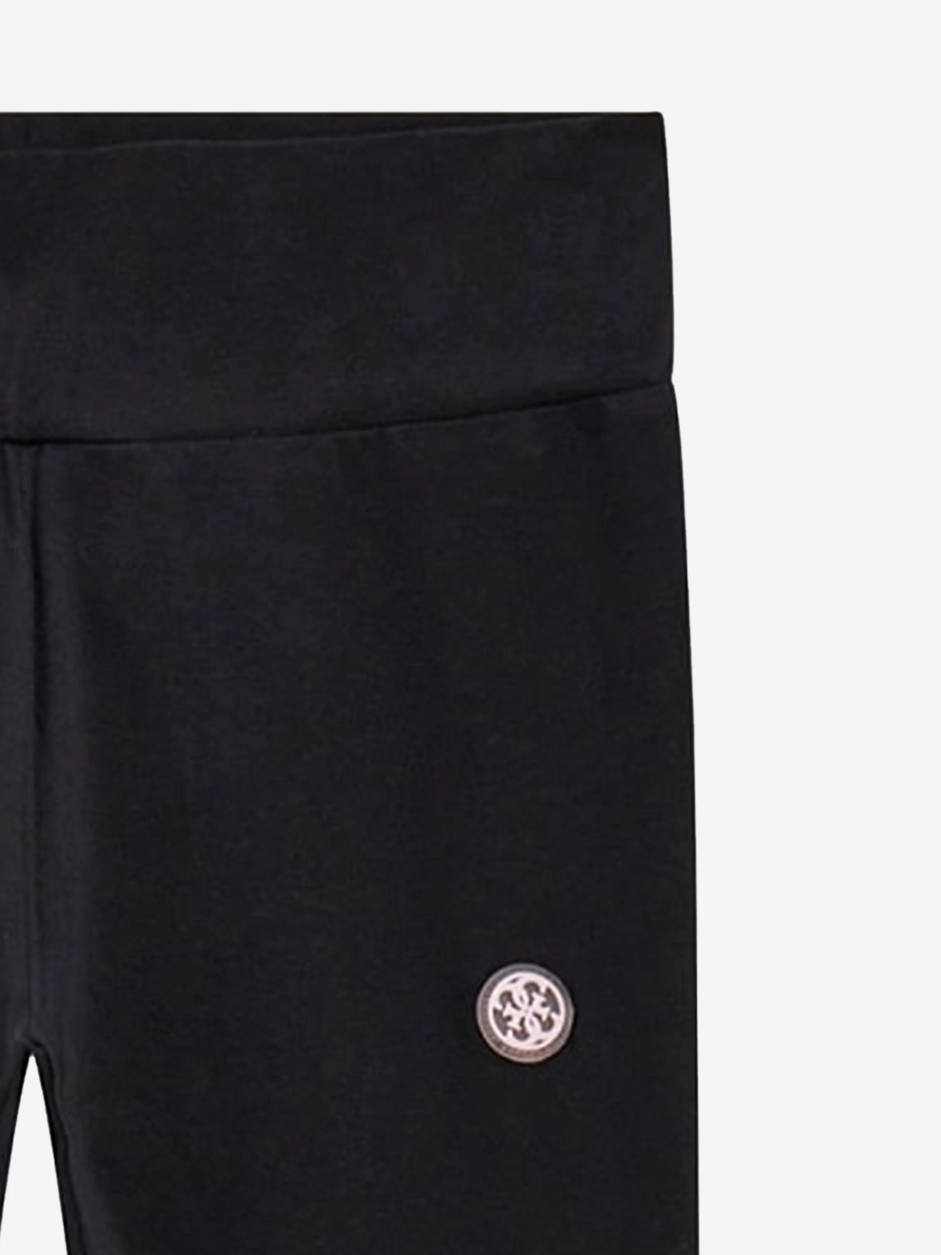 Girls Logo Leggings in Black