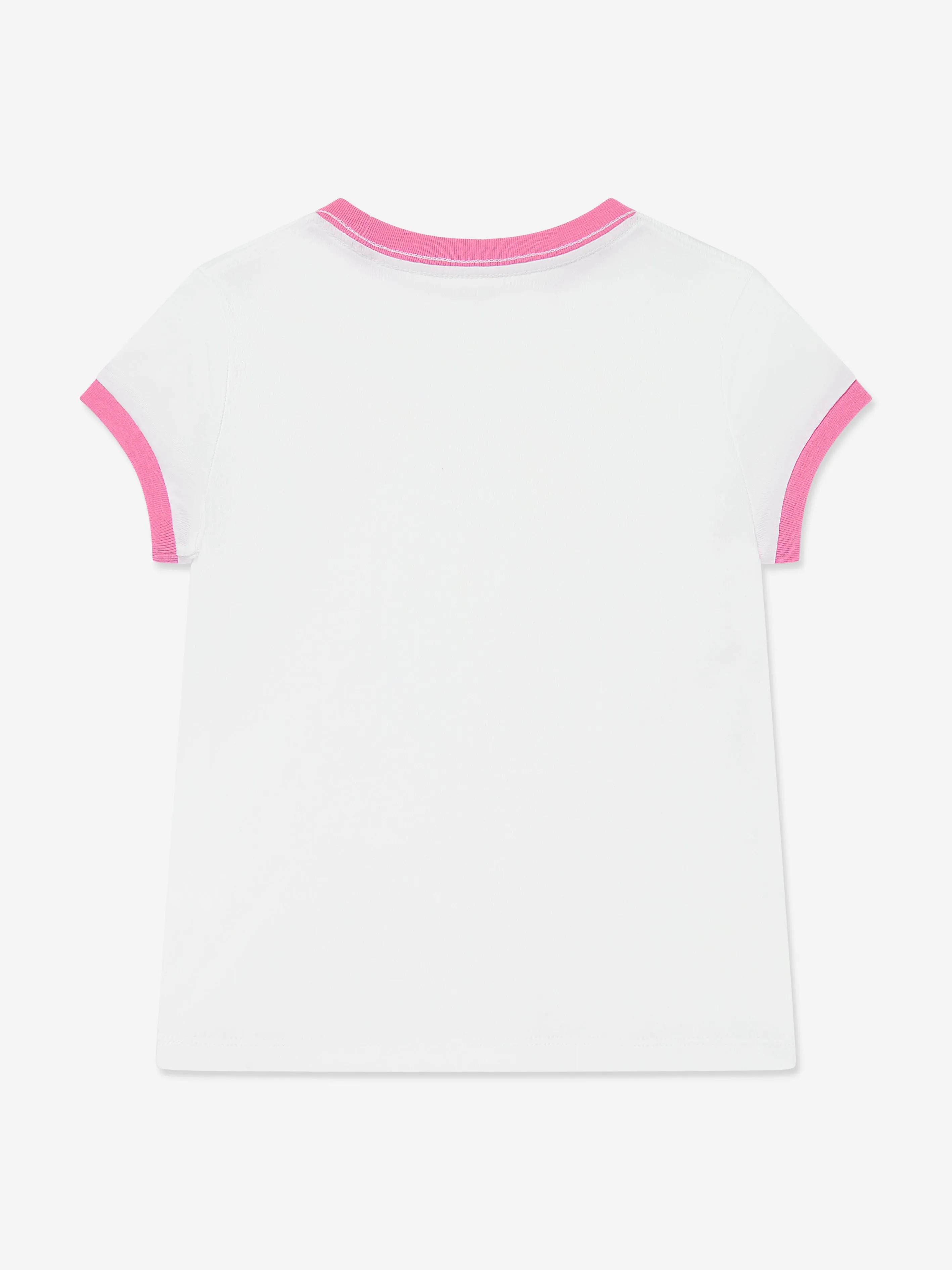 Girls Logo Print T-Shirt in White
