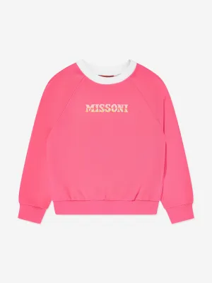 Girls Logo Sweatshirt in Pink