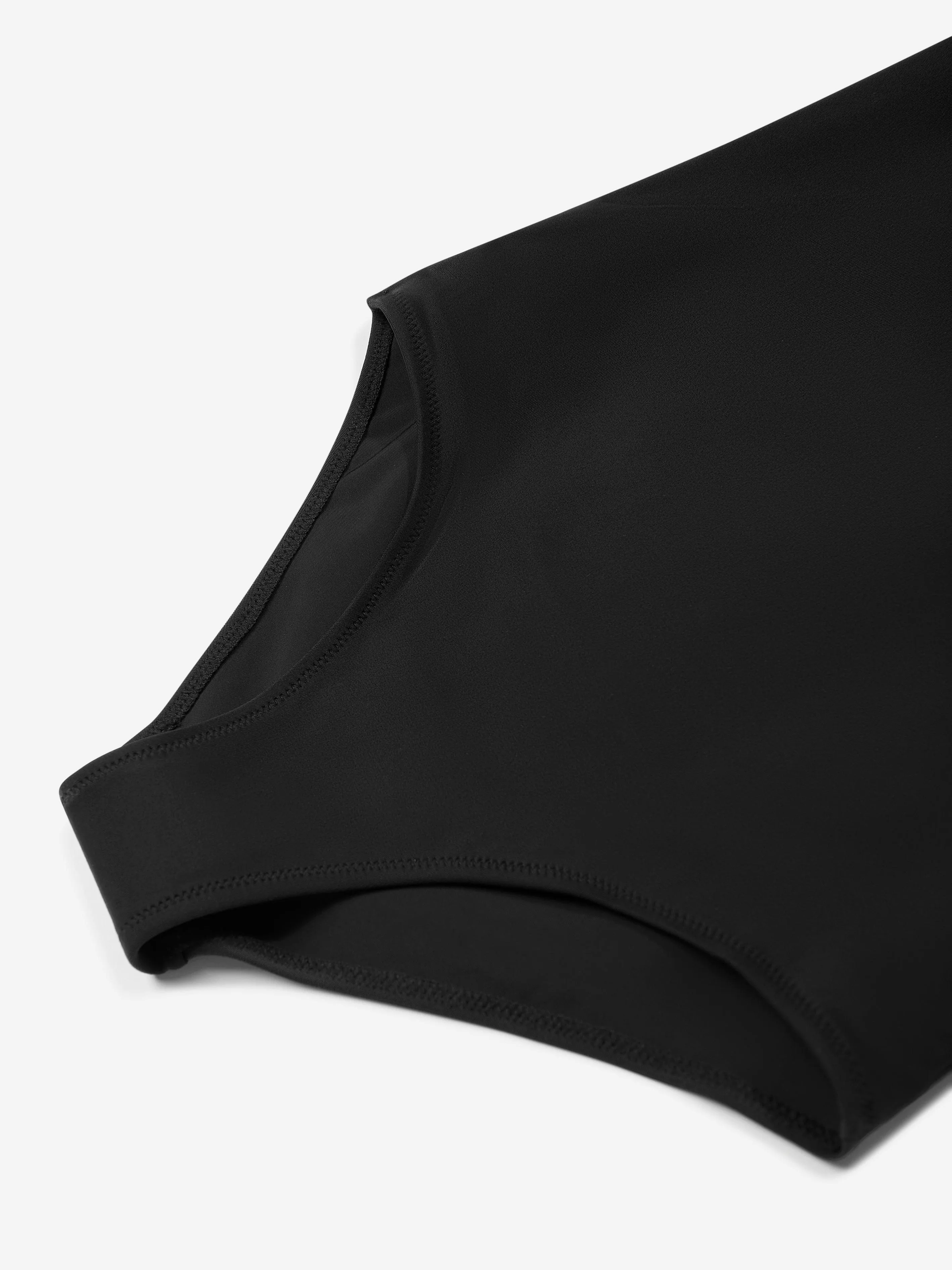 Girls Logo Swimsuit in Black