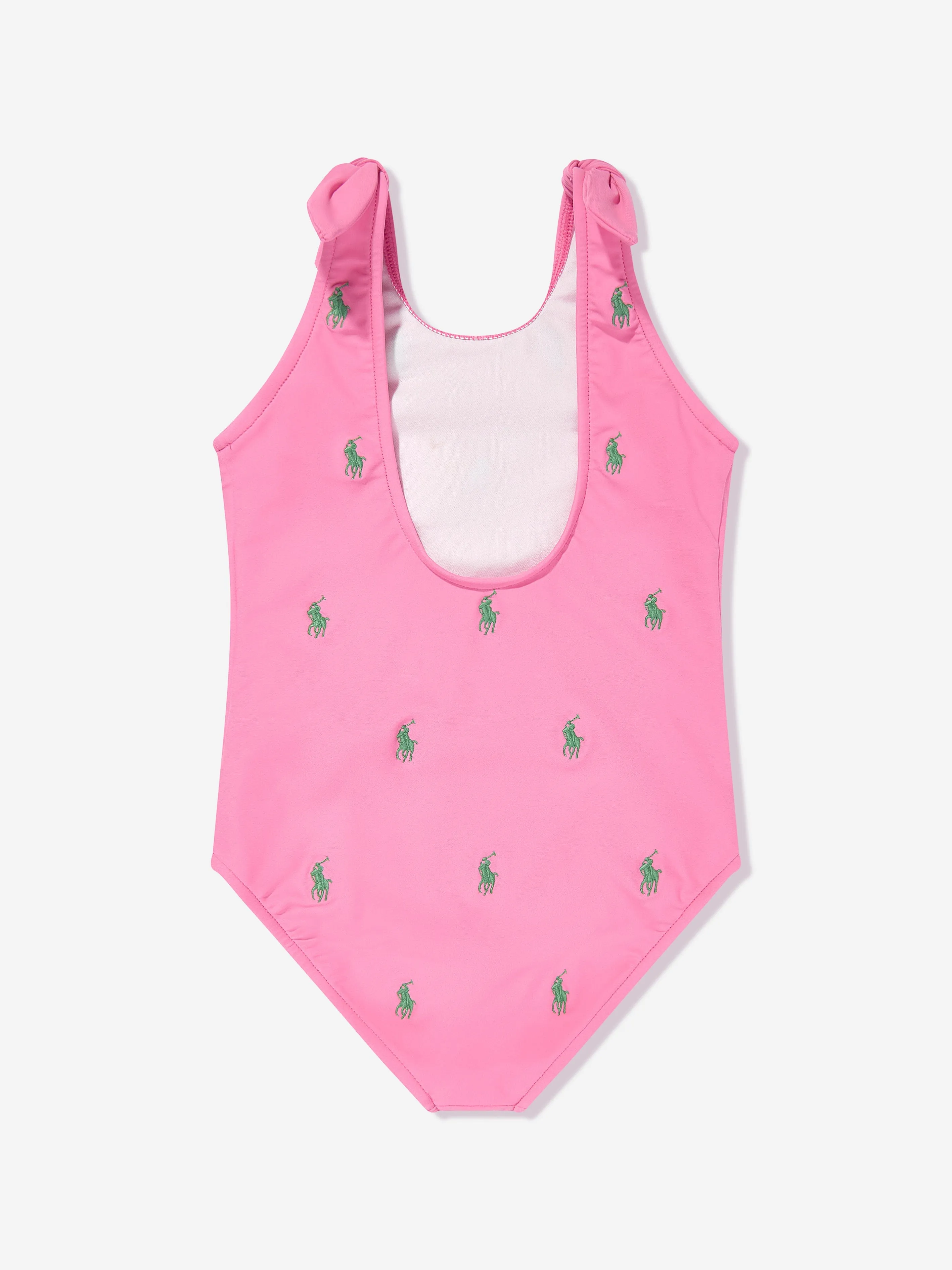 Girls Logo Swimsuit in Pink
