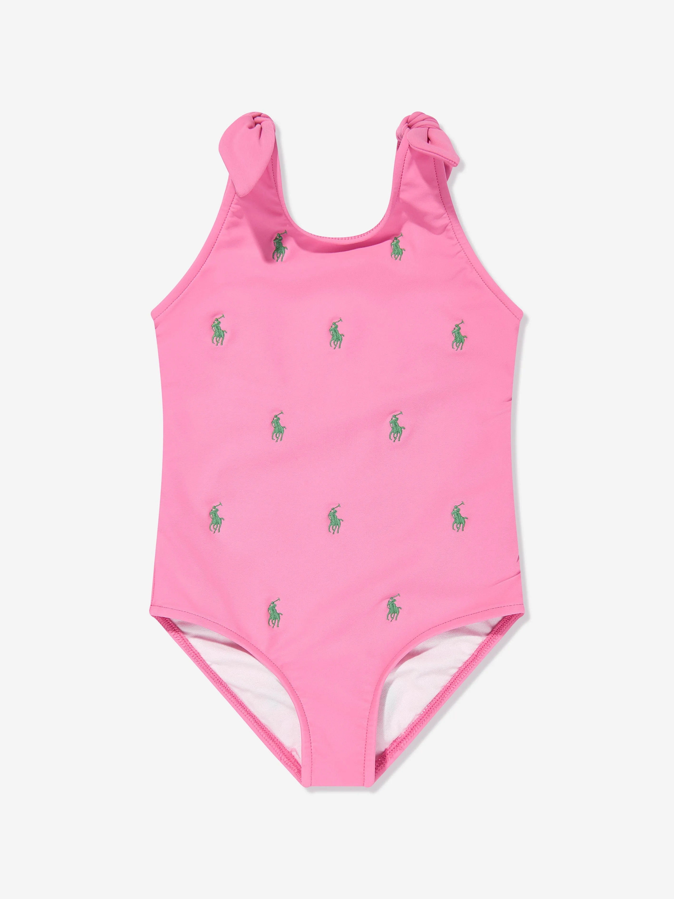 Girls Logo Swimsuit in Pink