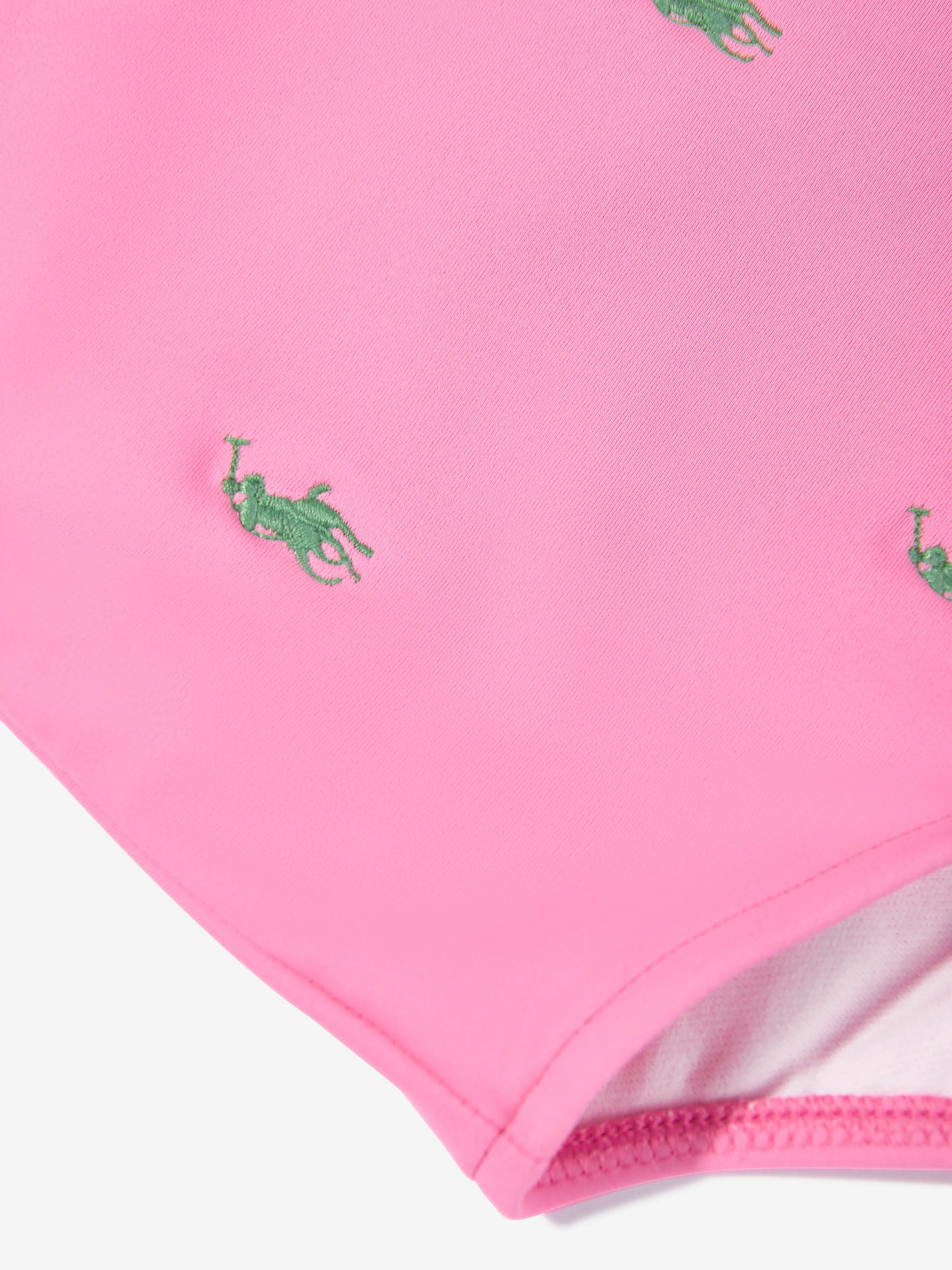Girls Logo Swimsuit in Pink