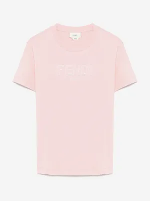 Girls Logo T-Shirt in Pink