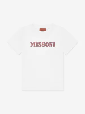 Girls Logo T-Shirt in White