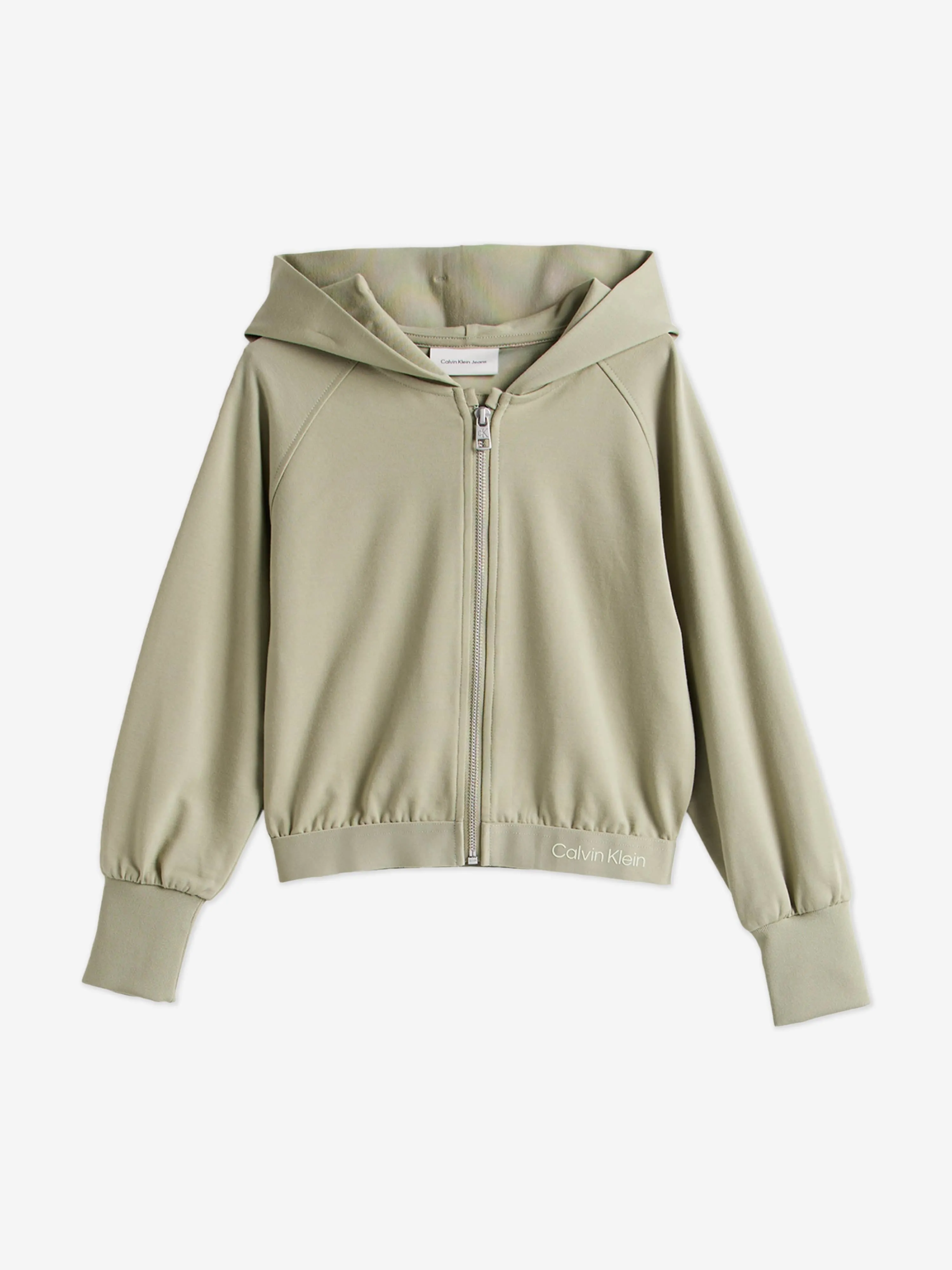 Girls Logo Tape Punto Tracksuit in Green