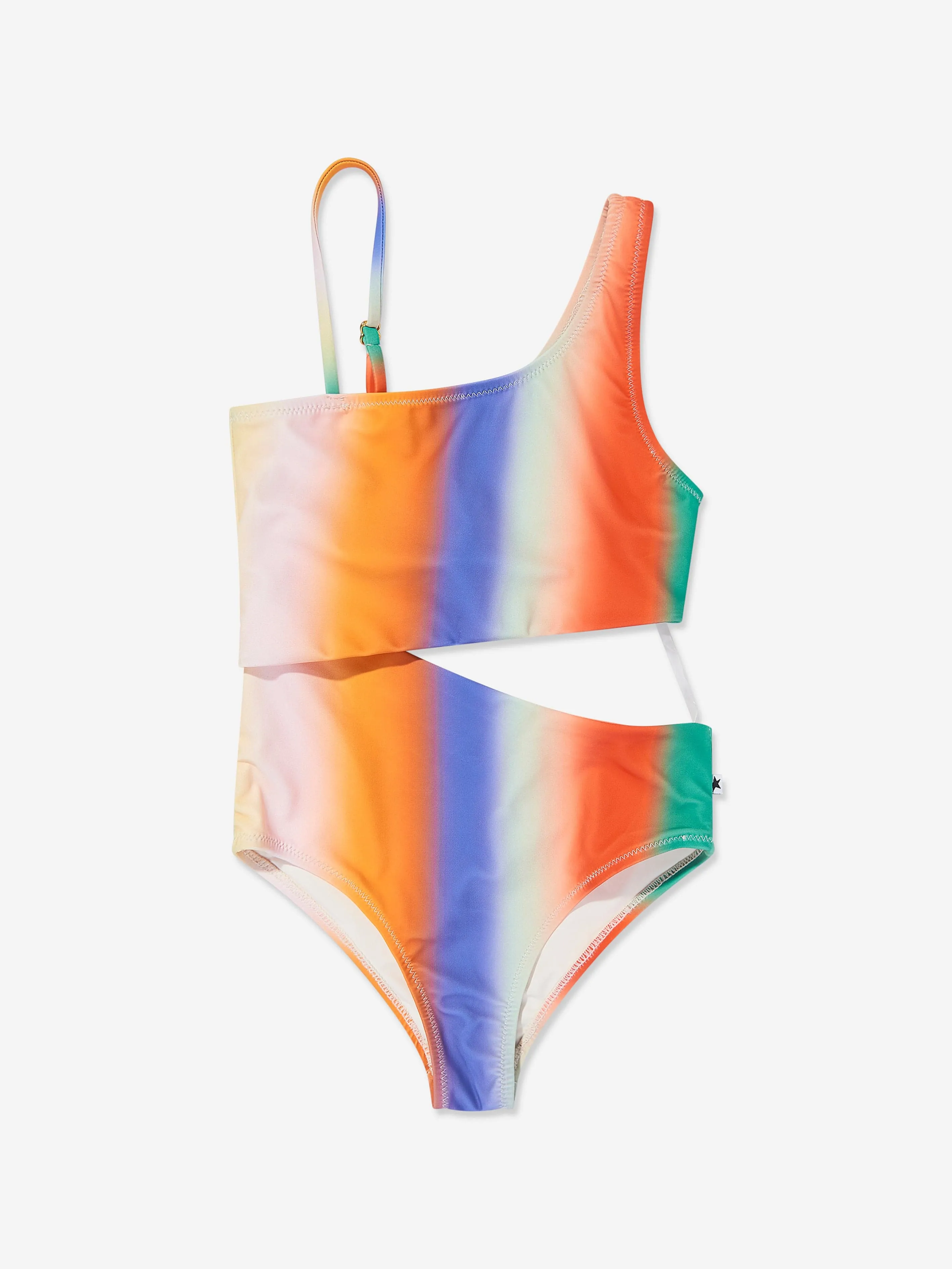 Girls Naan Summer Rainbow Swimsuit in Multicolour (UPF50 )