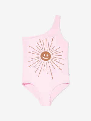 Girls Nai Glowing Swimsuit in Pink (UPF50 )