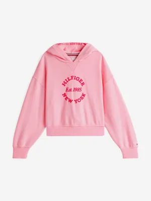 Girls New York Hoodie in Pink