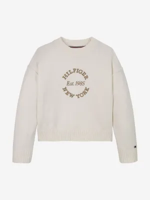 Girls New York Jumper in Ivory