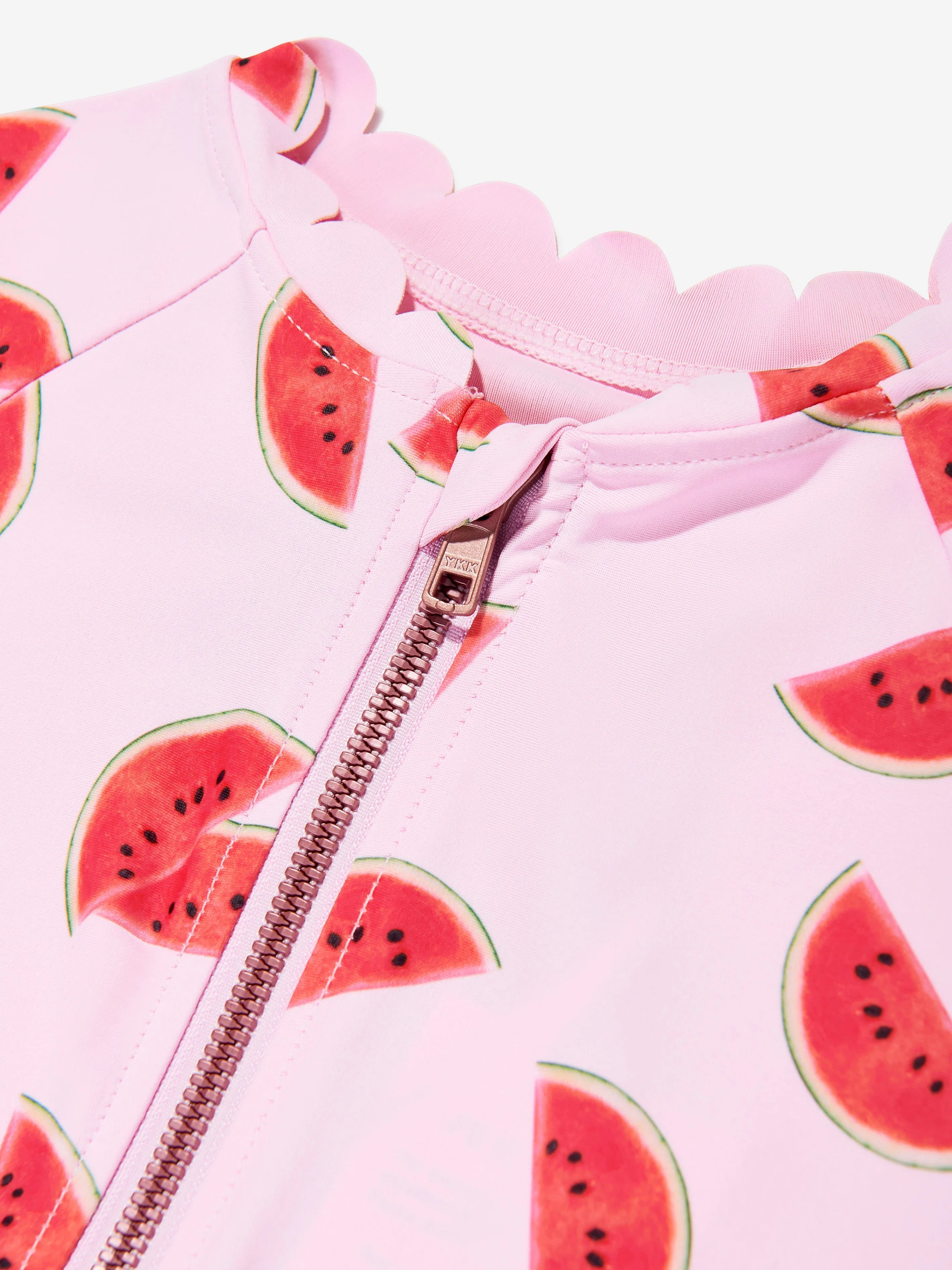 Girls Nolu Melon Swimsuit in Pink (UPF50 )
