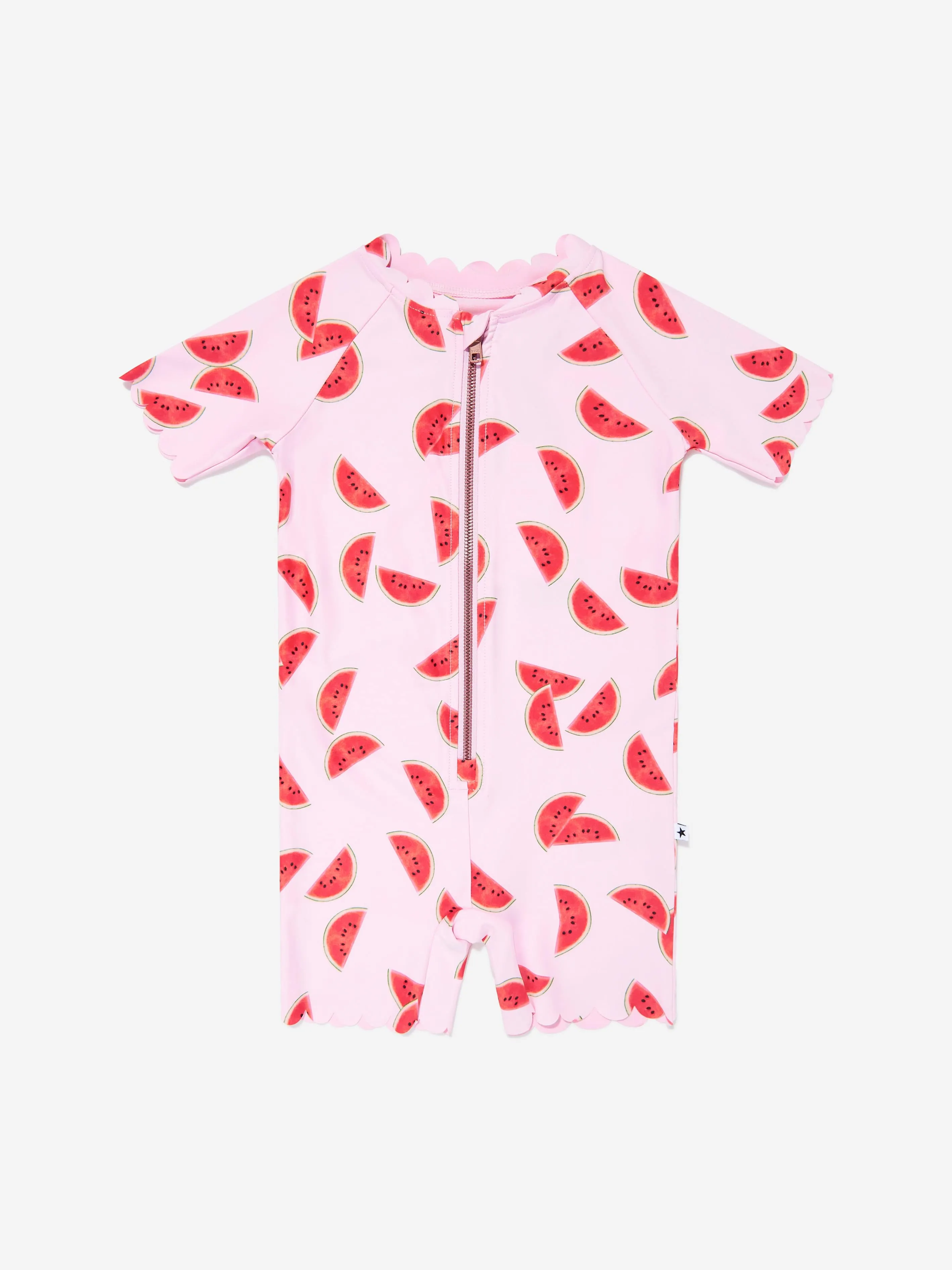 Girls Nolu Melon Swimsuit in Pink (UPF50 )