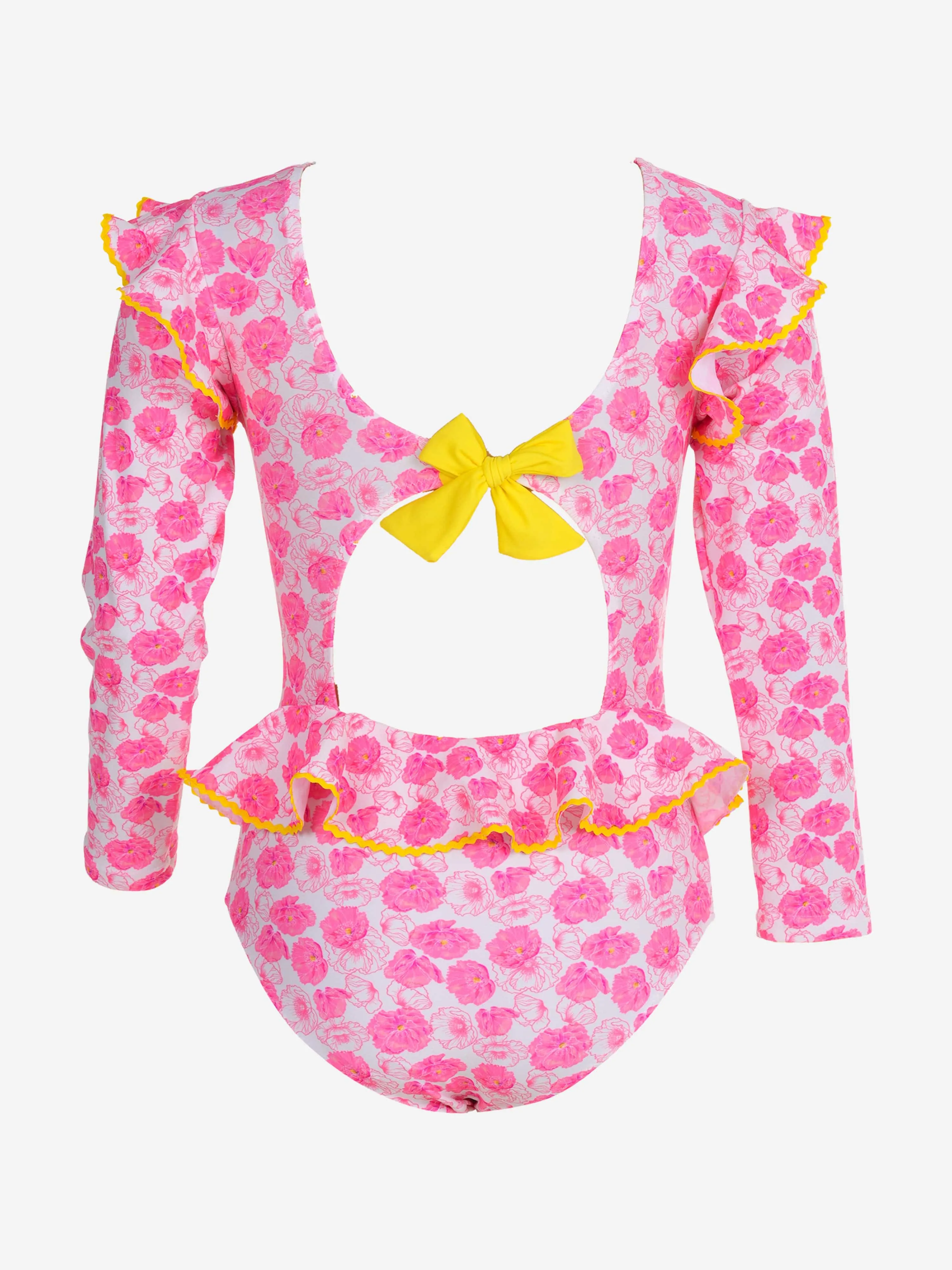 Girls Prune Swimsuit in Pink