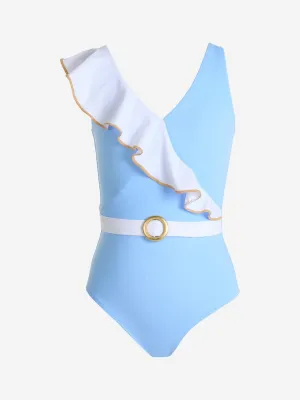 Girls Rebecca Swimsuit in Blue
