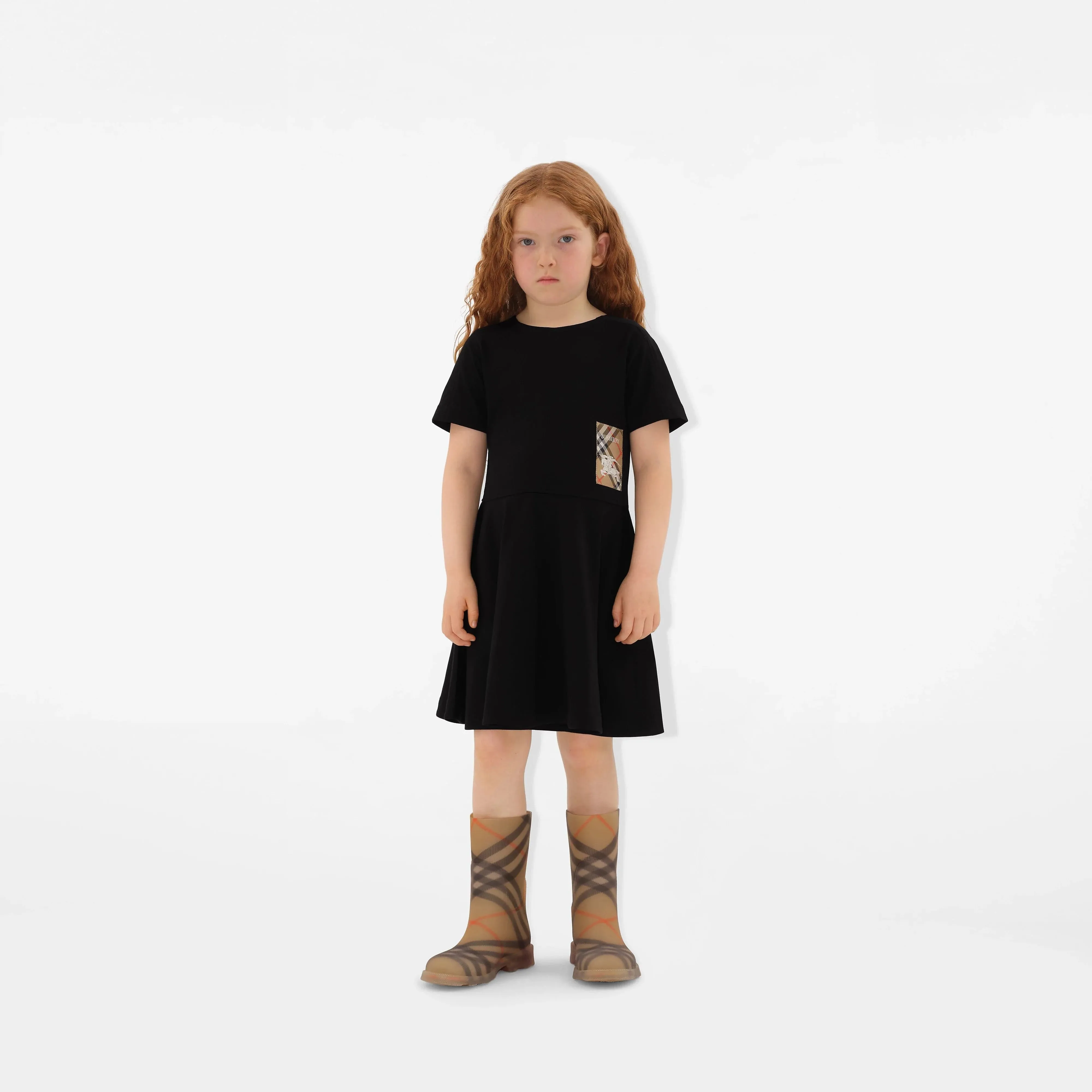 Girls Riley EKD Dress in Black
