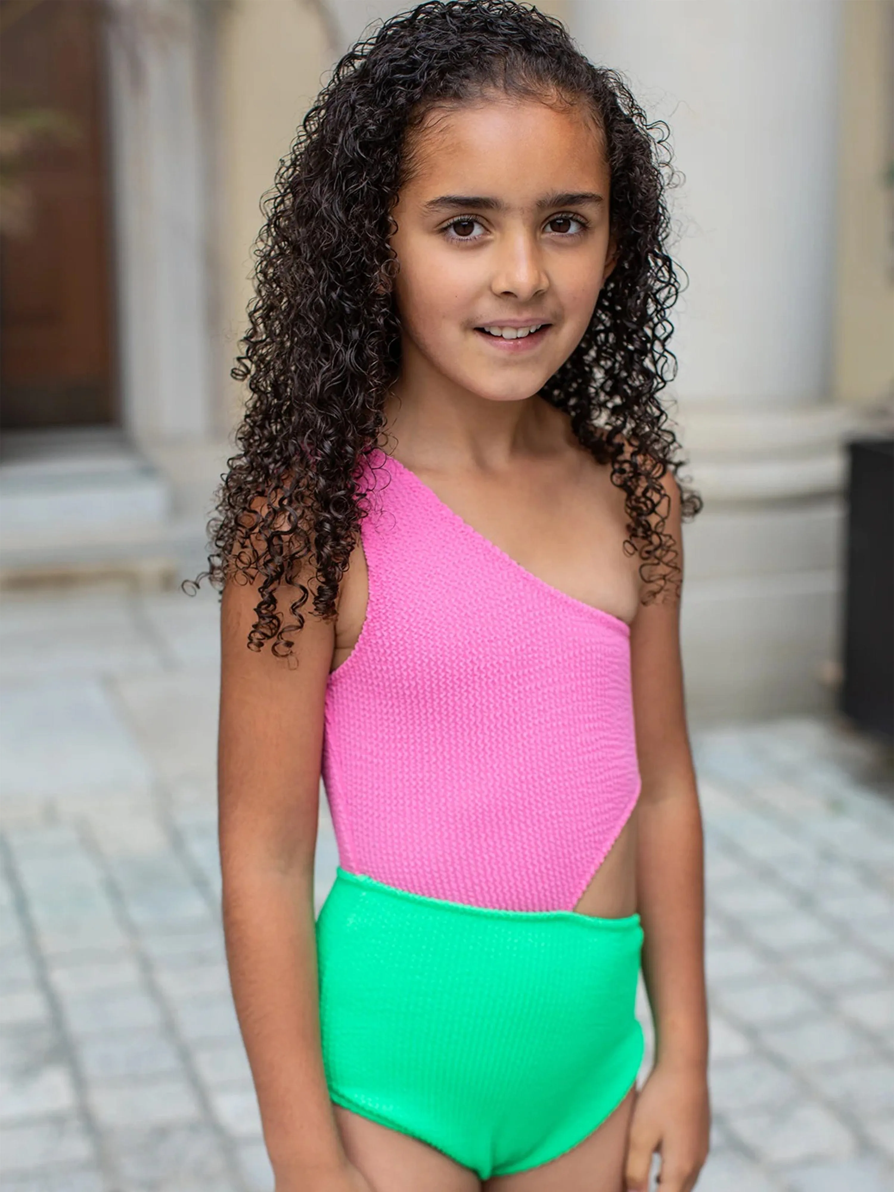 Girls Sariah Swimsuit in Pink